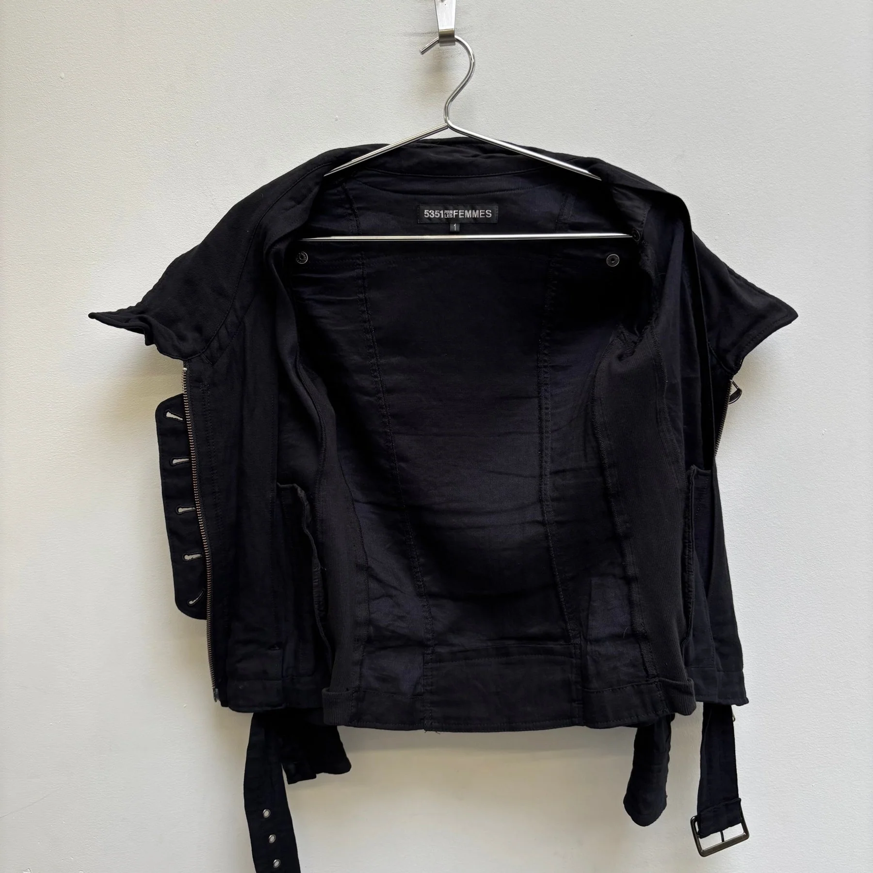 00s 5351 Pour Les Femmes Zip Up Military Jacket - Image 11