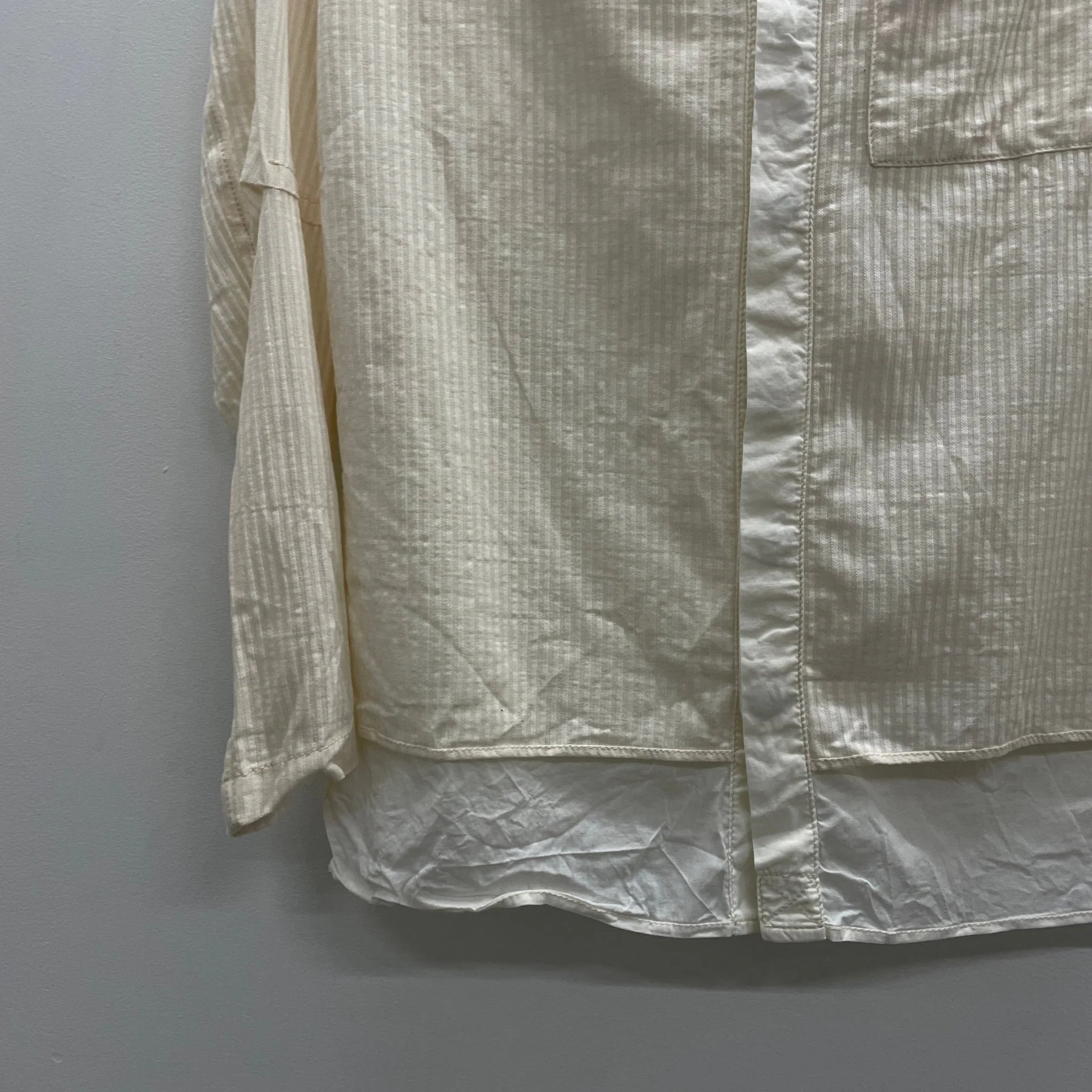 00s Ann Demeulemeester Hooded Button Up Shirt - Image 4