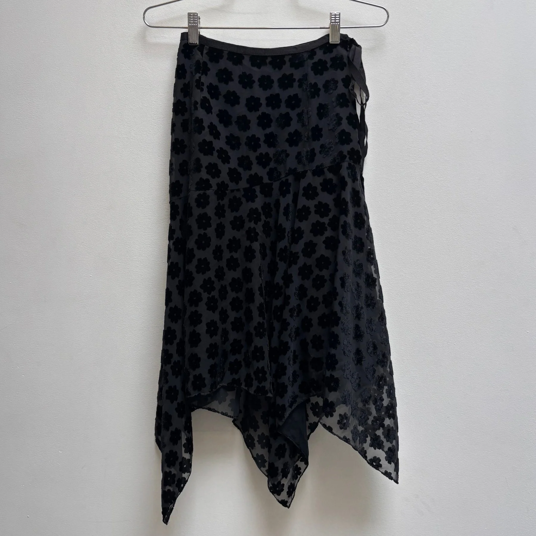 00s Atsuro Tayama Floral Print Asymmetrical Skirt - Image 2