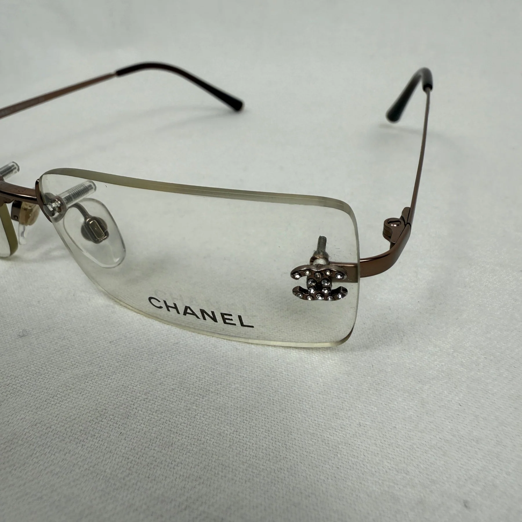 00s Chanel Frameless Optical Glasses - Image 7