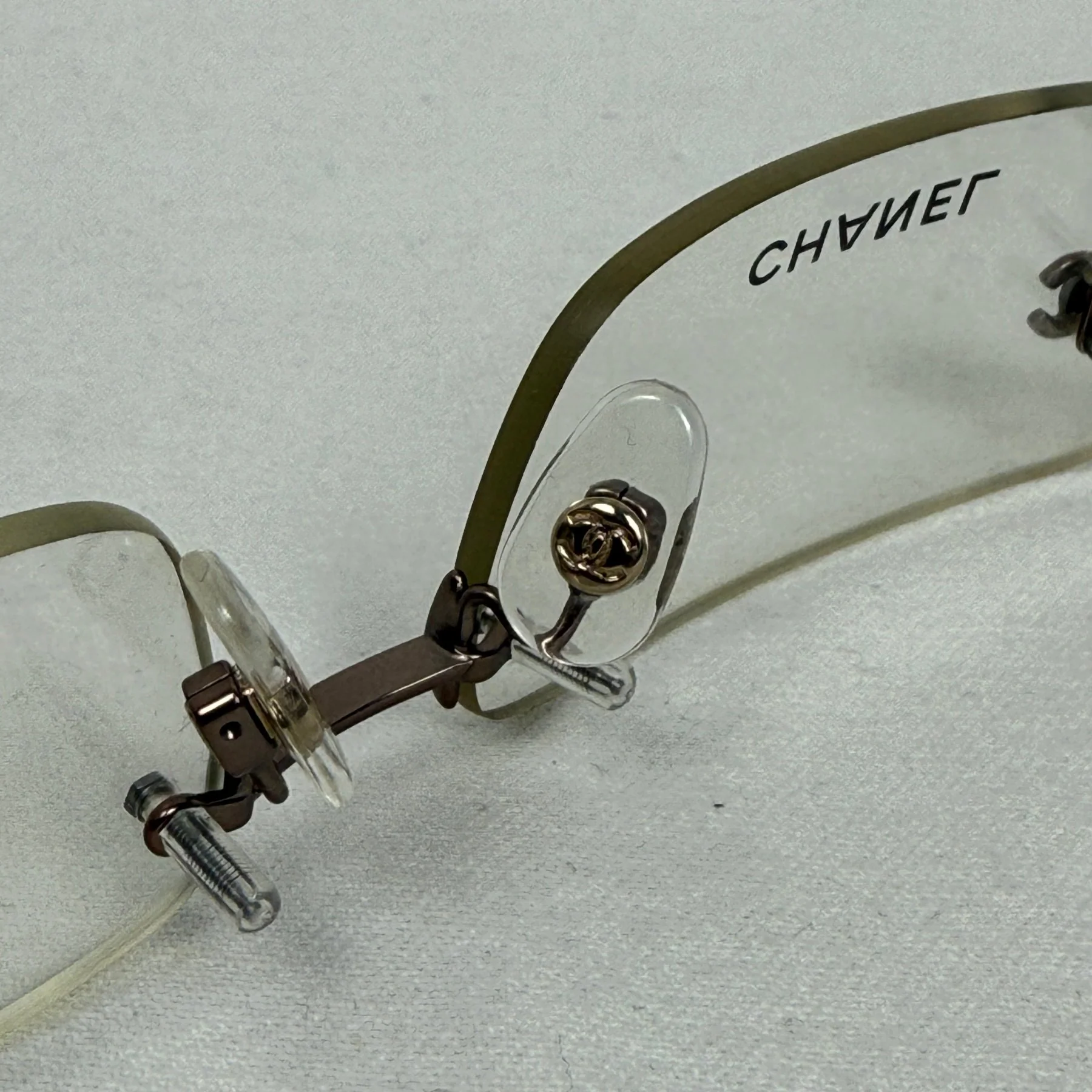 00s Chanel Frameless Optical Glasses - Image 8