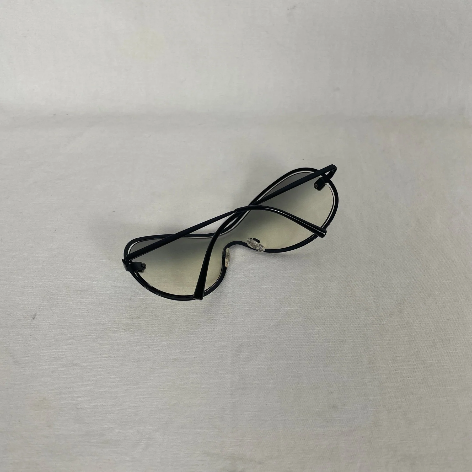 00s Chanel Shield Goggle Sunglasses - Image 6