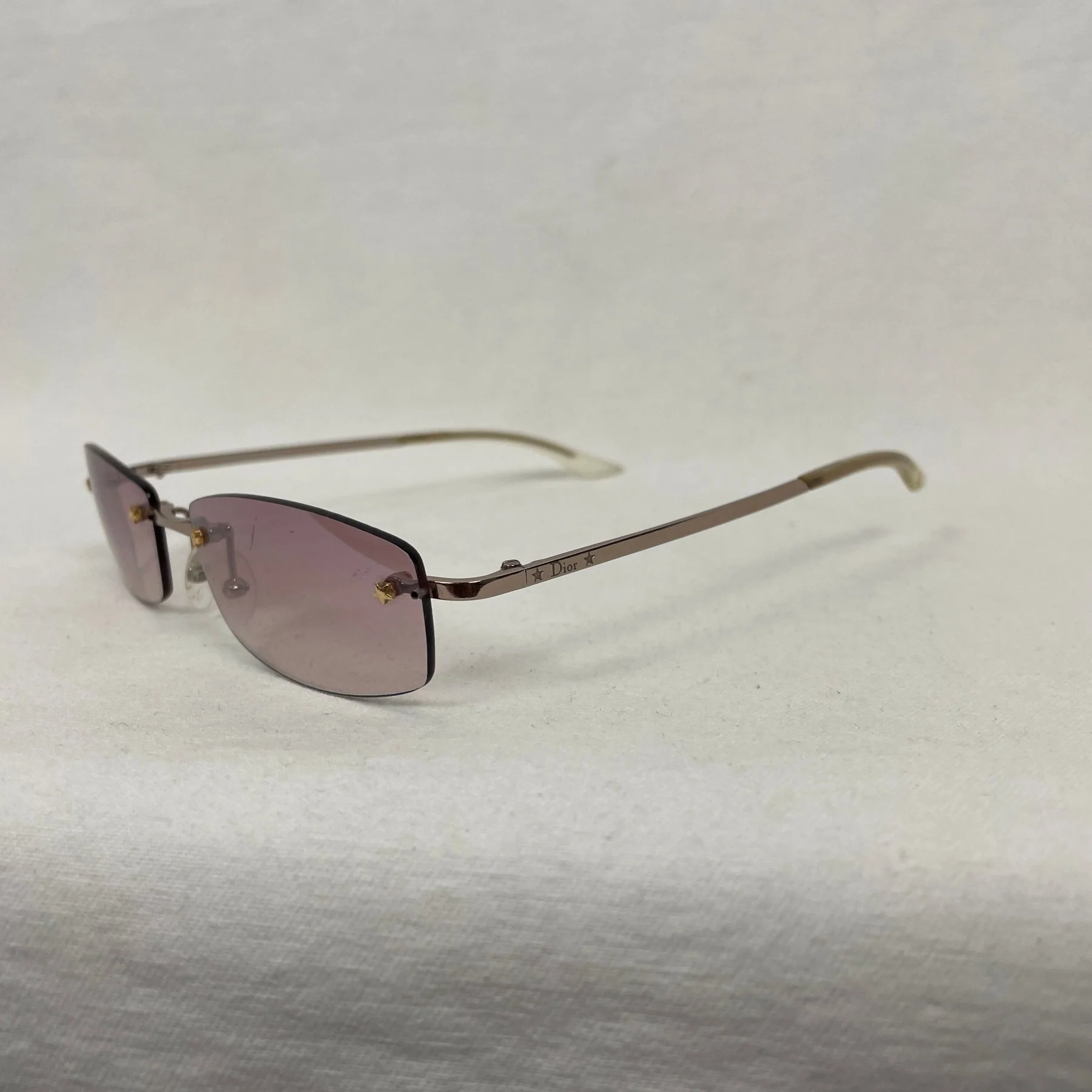 00s Christian Dior Star Studded Sunglasses - Image 4
