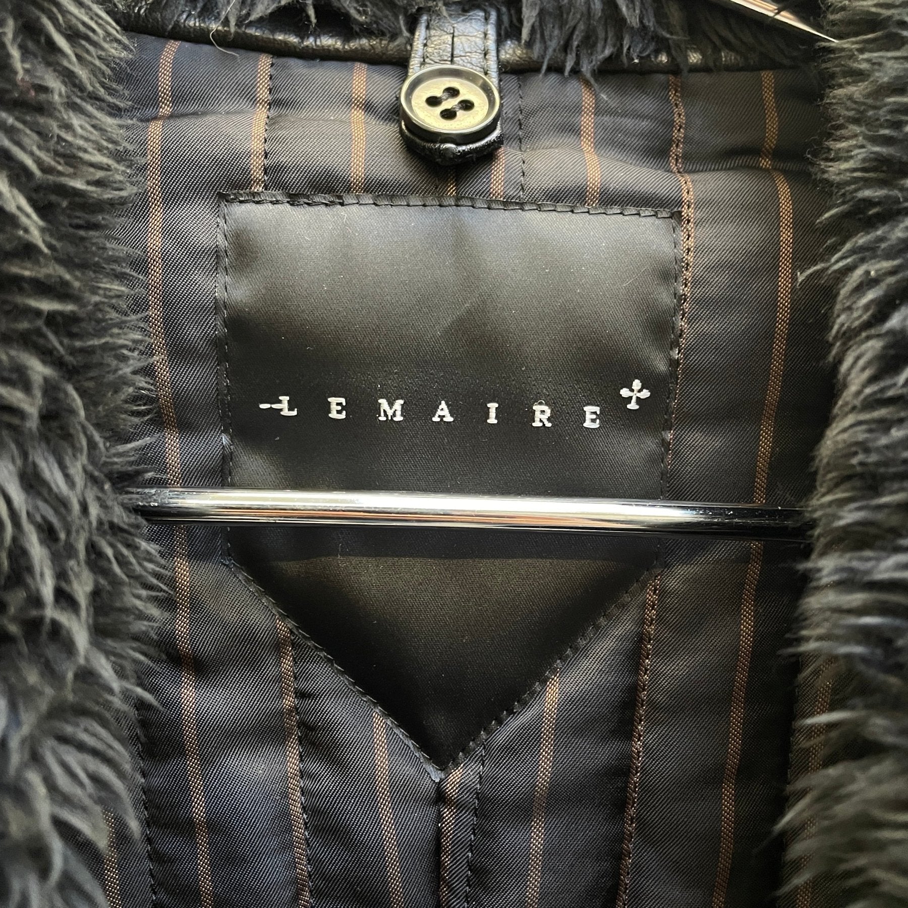 00s Christophe Lemaire Leather Jacket - Image 11
