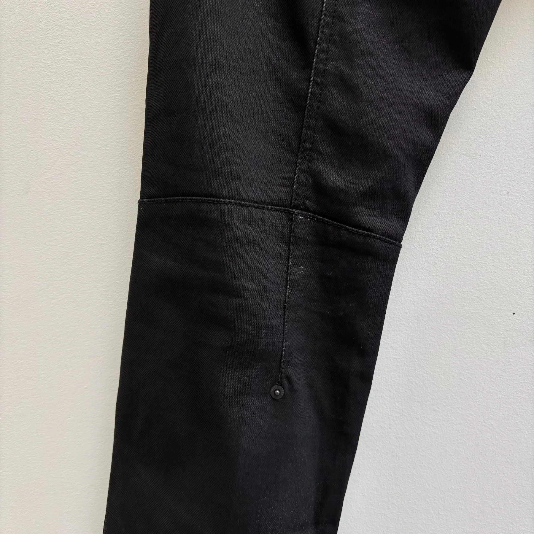 00s Dirk Bikkembergs Distressed Waxed Skinny Jeans - Image 14