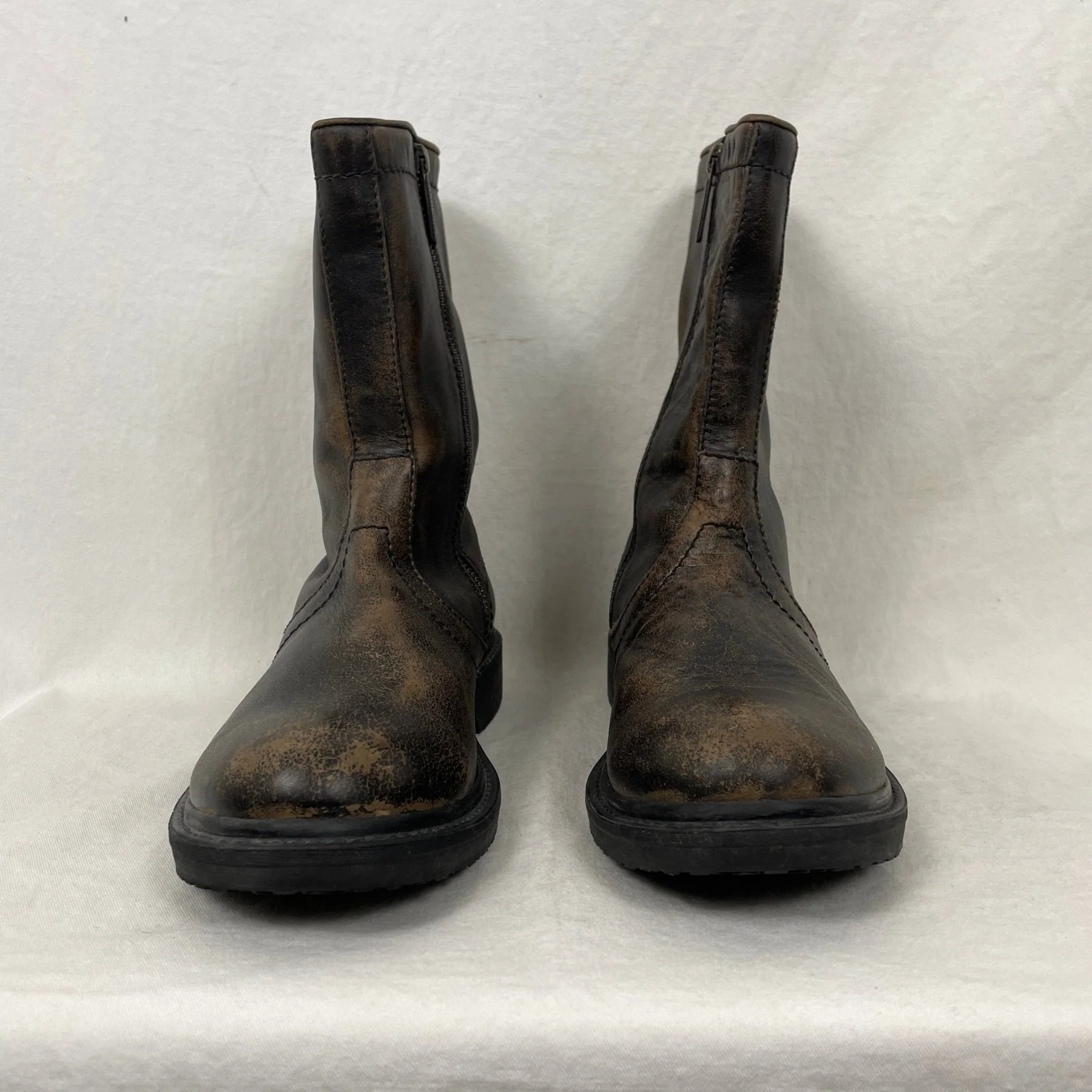 00s Dirk Bikkembergs Distressed Zip Boots - Image 3
