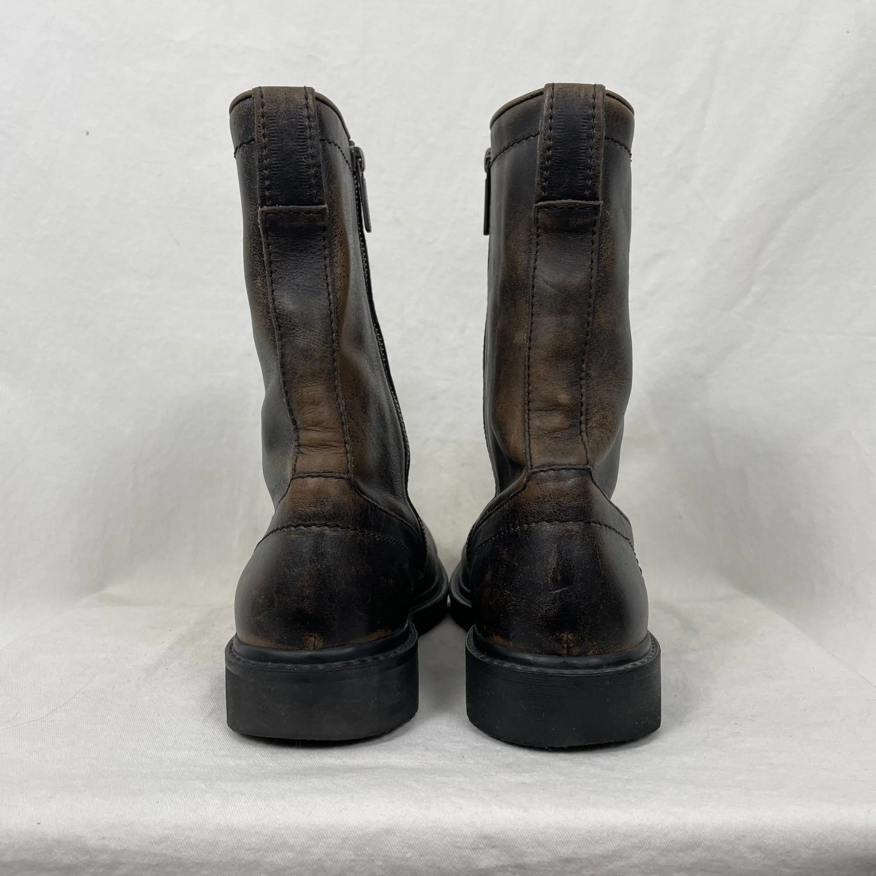 00s Dirk Bikkembergs Distressed Zip Boots - Image 4