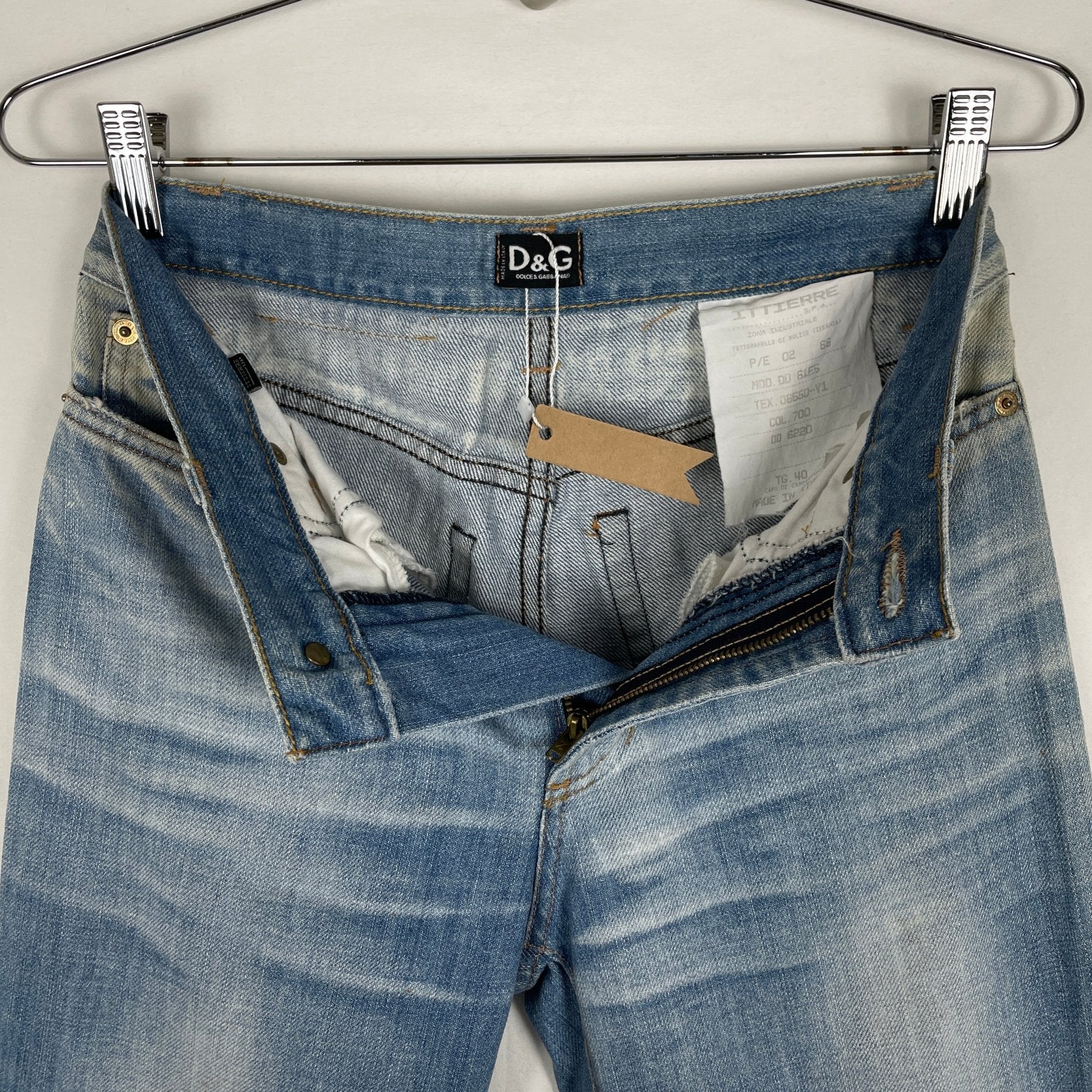 00s Dolce & Gabbana Boot Cut Jeans - Image 9