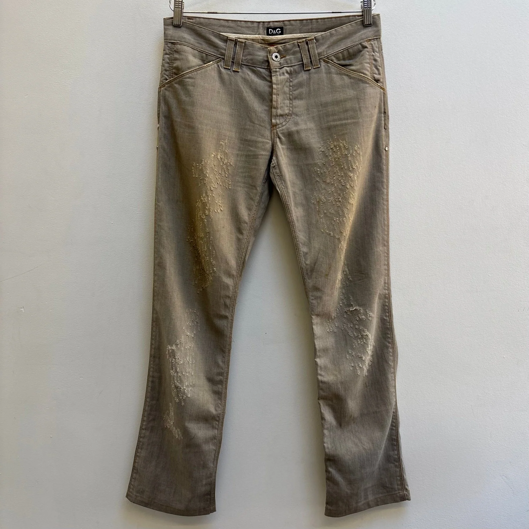 00s Dolce & Gabbana Distressed Jeans