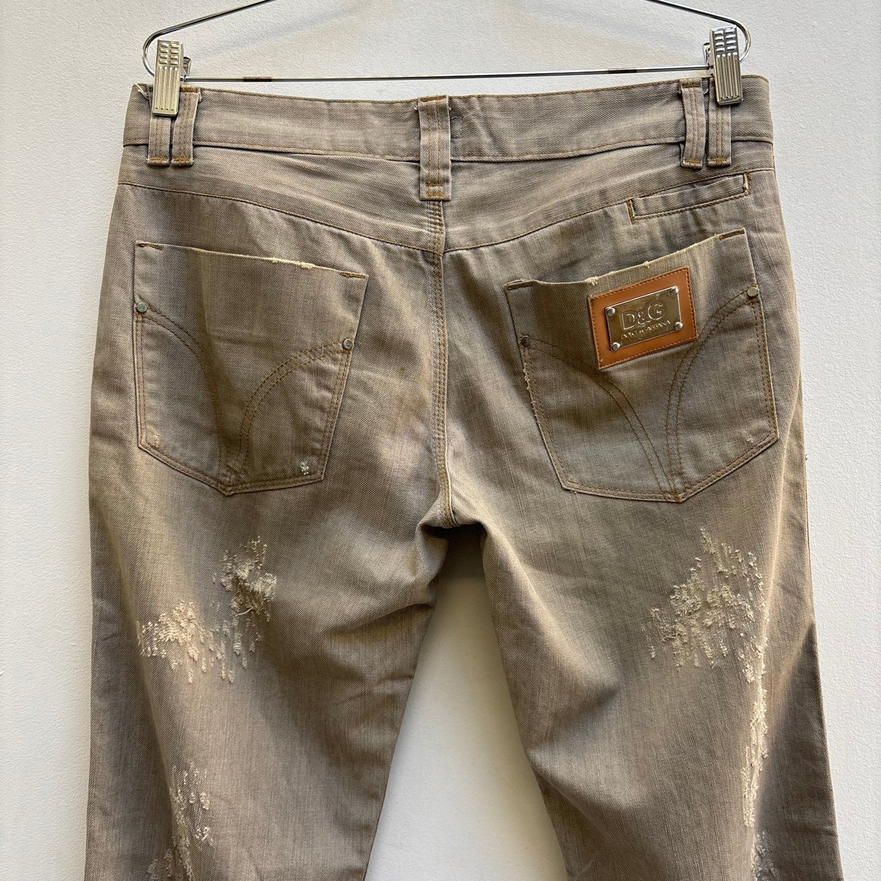 00s Dolce & Gabbana Distressed Jeans - Image 8