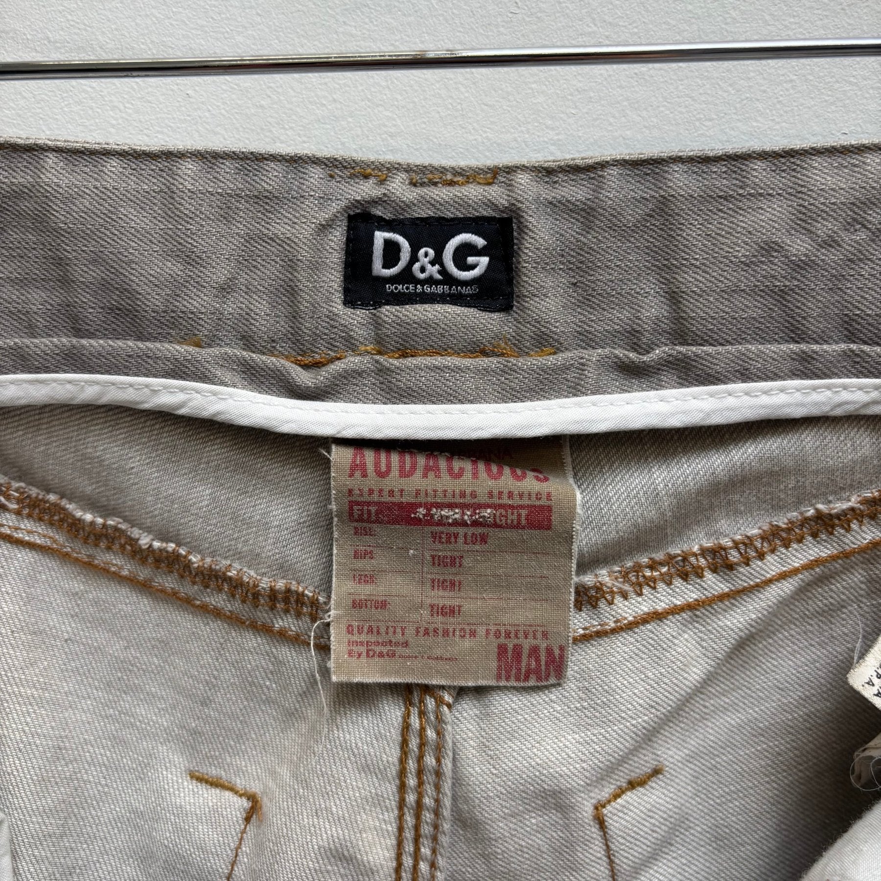 00s Dolce & Gabbana Distressed Ripped Jeans - Image 14
