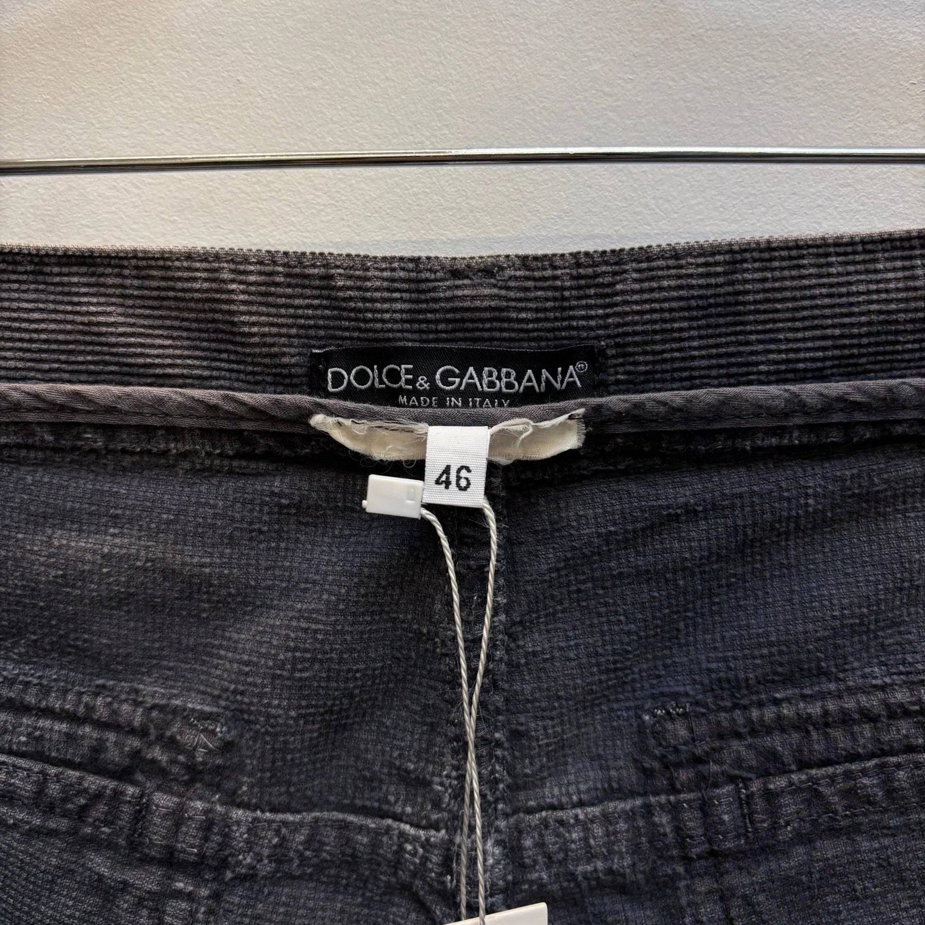00s Dolce & Gabbana Faded Corduroy Trousers - Image 13