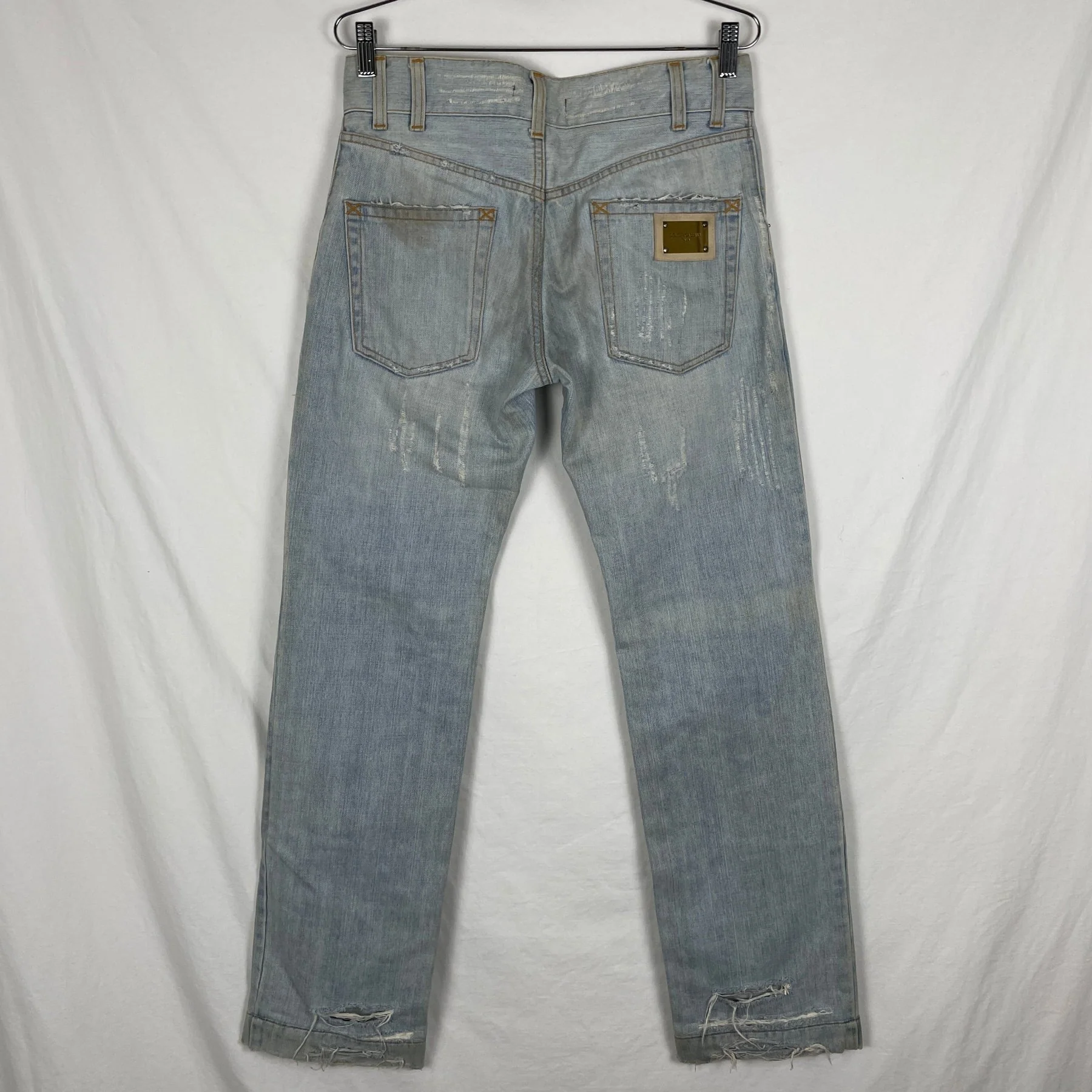 00s Dolce & Gabbana Light Wash Jeans - Image 2