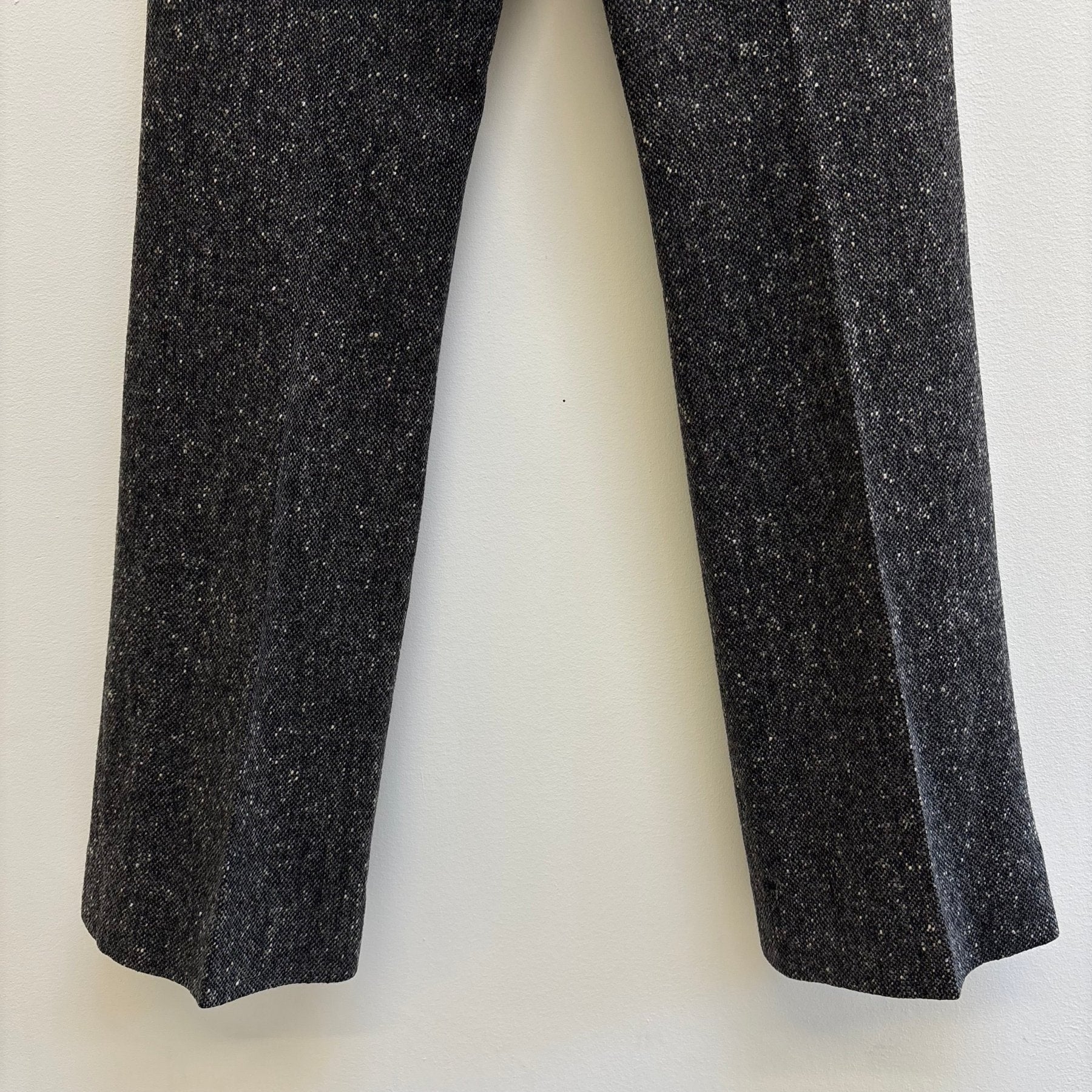 00s Dolce & Gabbana Low Rise Tweed Pants - Image 9