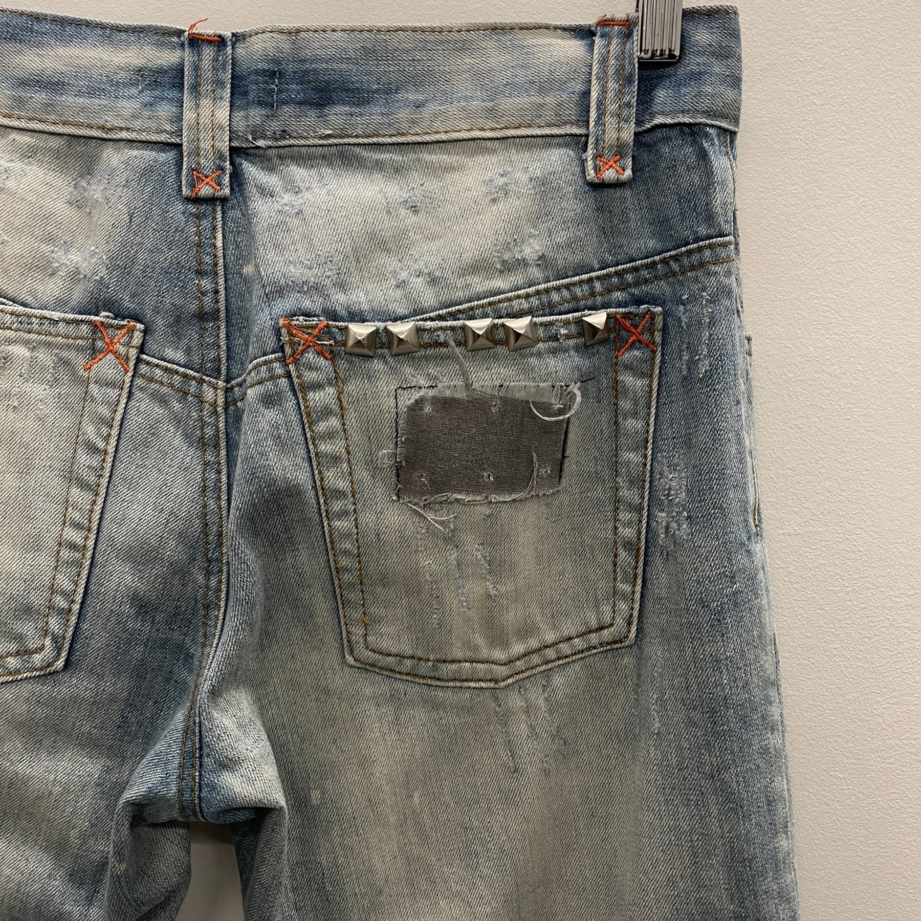 00s Dolce & Gabbana Maxi Zip Lightwash Denim - Image 10