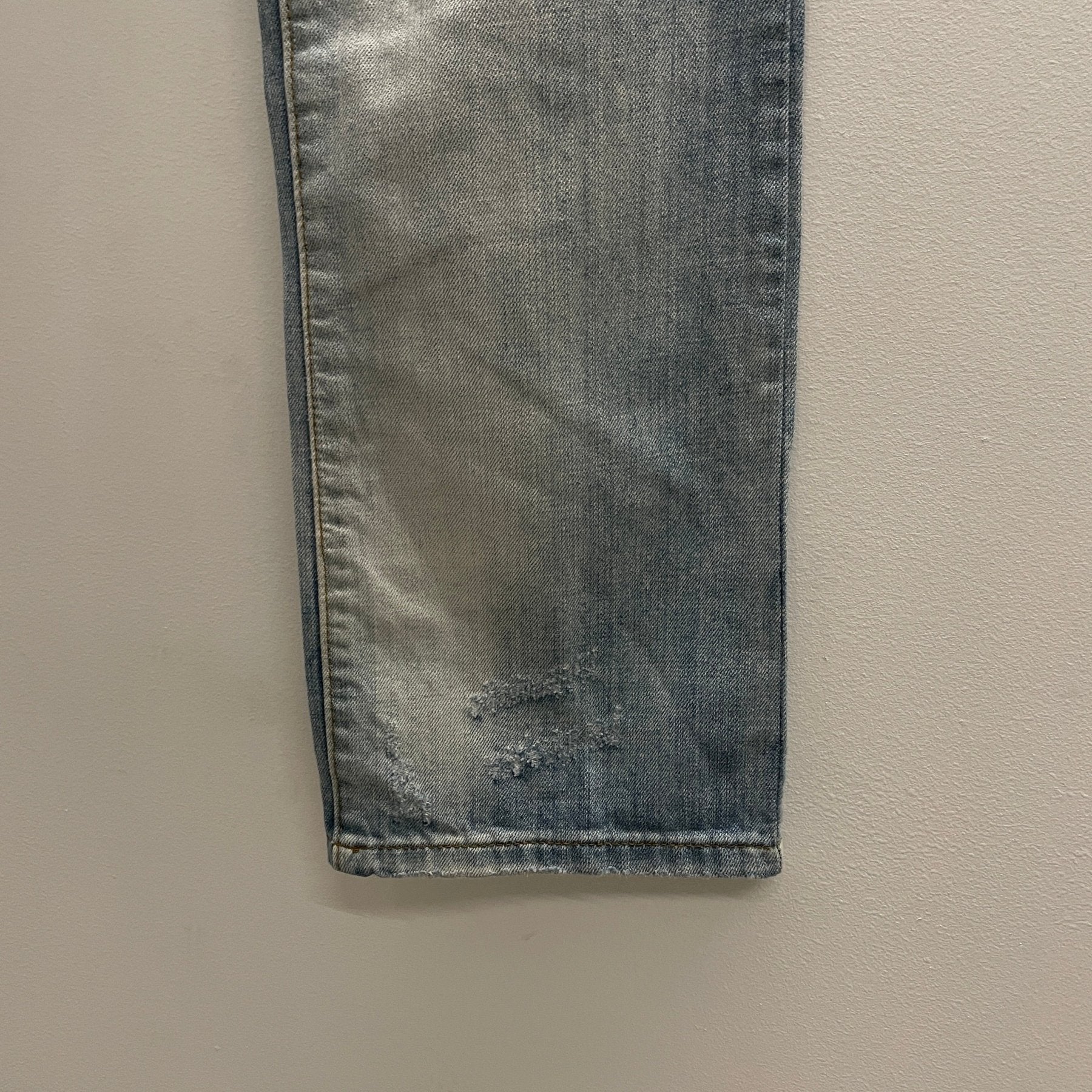 00s Dolce & Gabbana Maxi Zip Lightwash Denim - Image 7