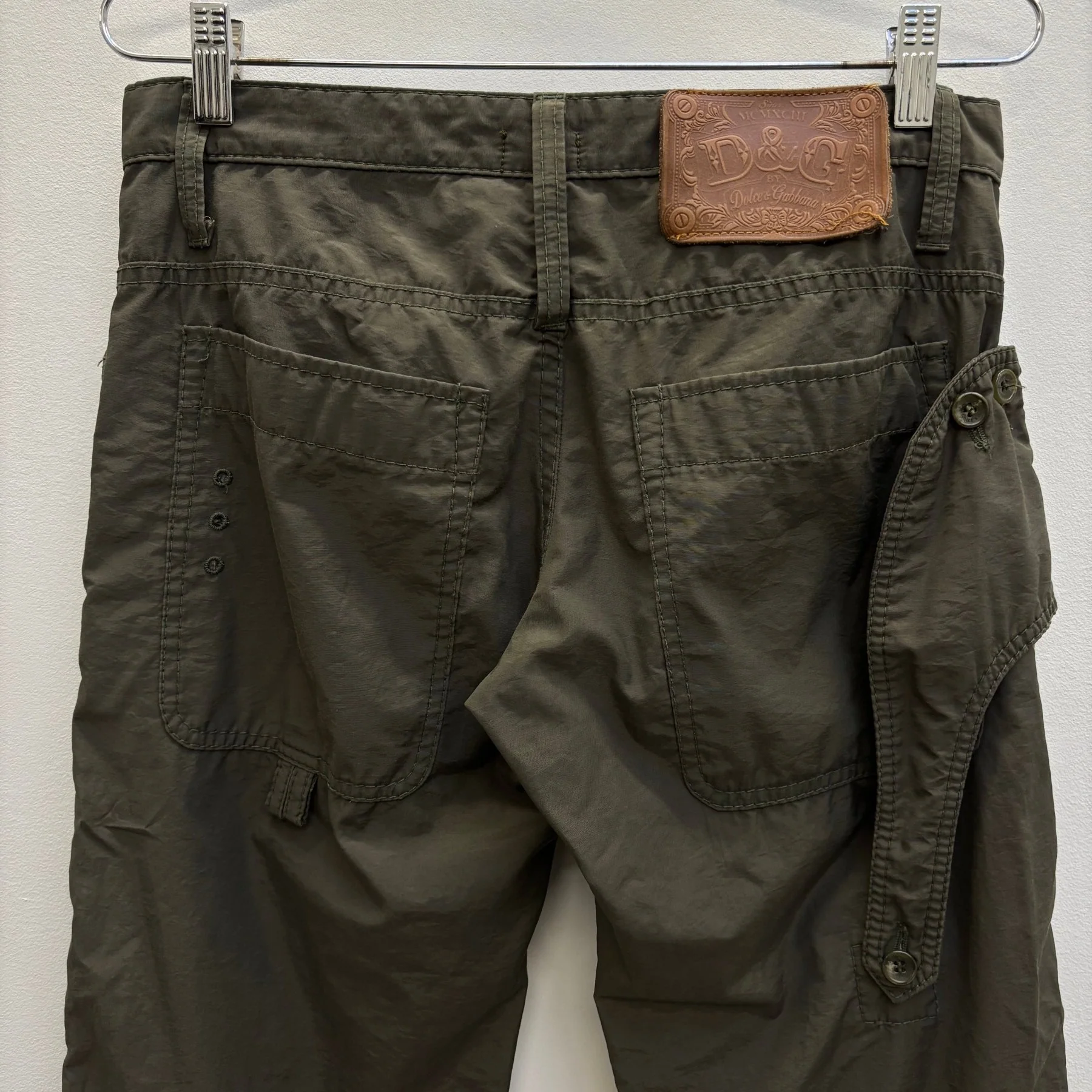 00s Dolce & Gabbana Military Cargo Pants - Image 8