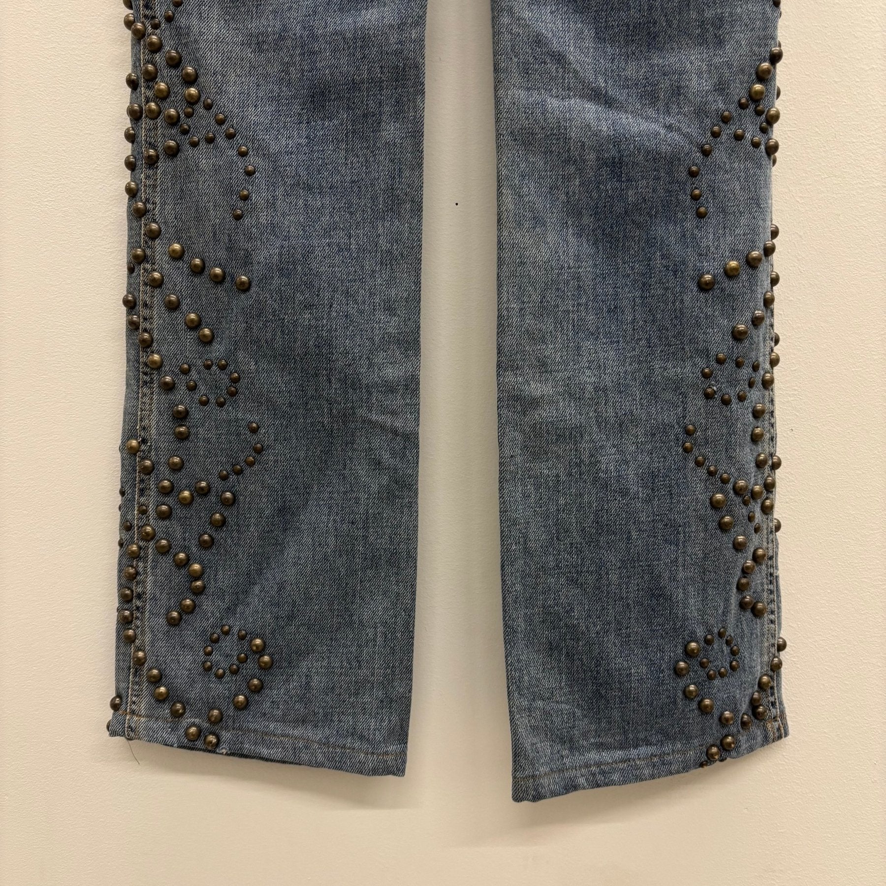 00s Dolce & Gabbana Studded Fur Pocket Jeans - Image 10
