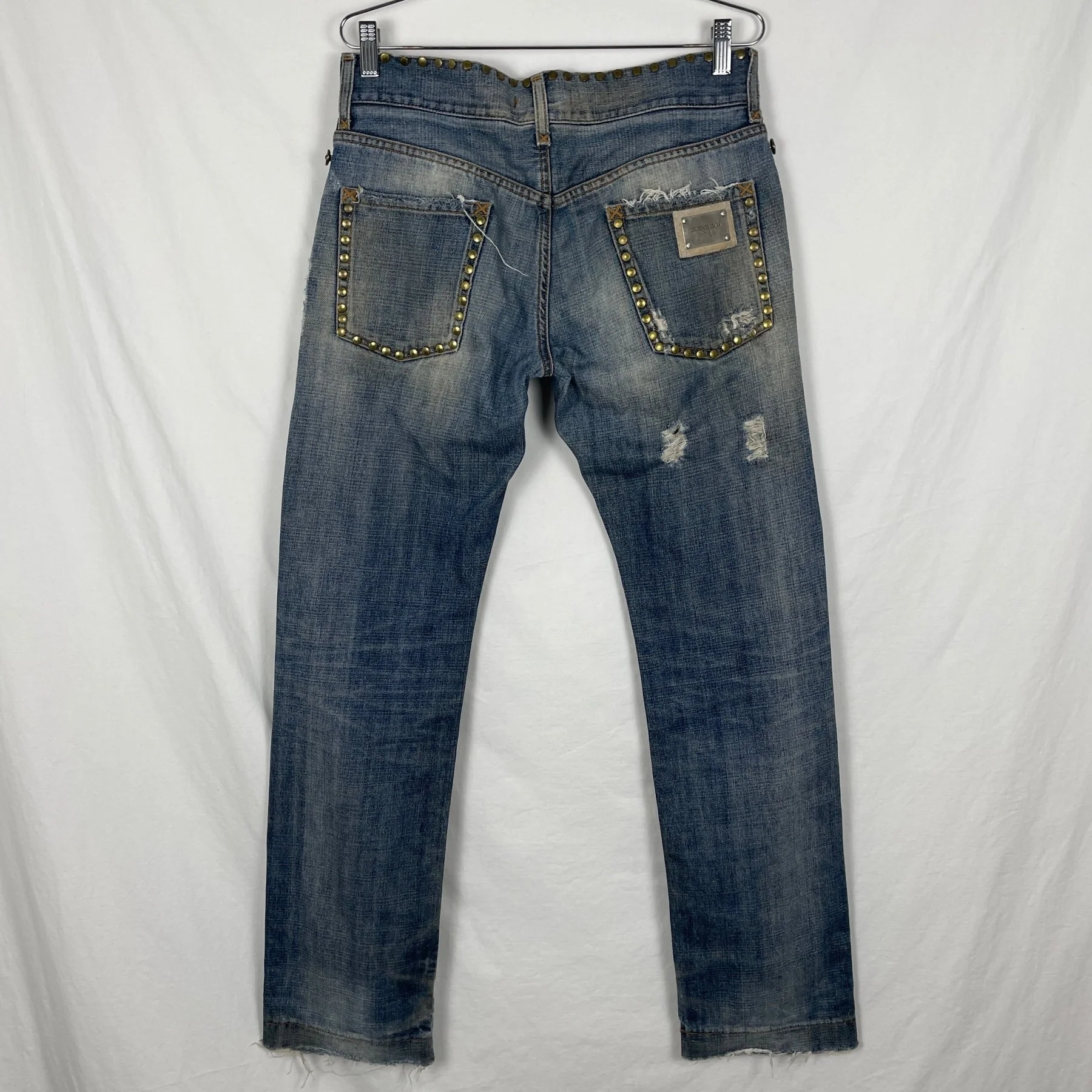 00s Dolce & Gabbana Studded Jeans - Image 2