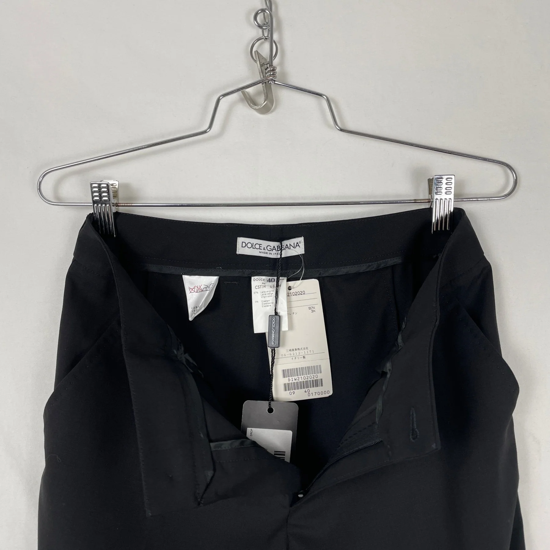 00s Dolce & Gabbana Wide Leg Dress Pants - Image 5