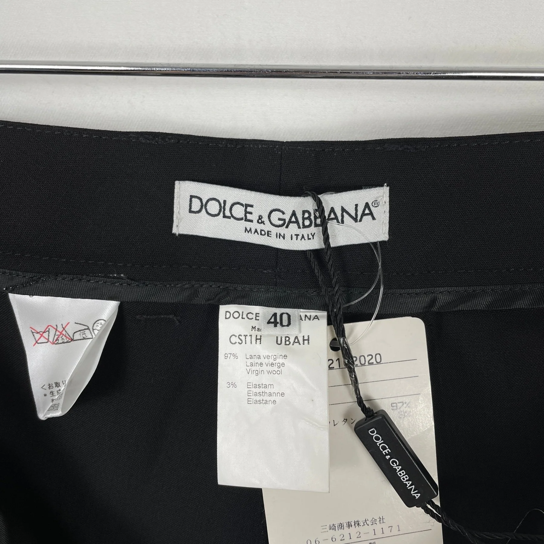 00s Dolce & Gabbana Wide Leg Dress Pants - Image 6