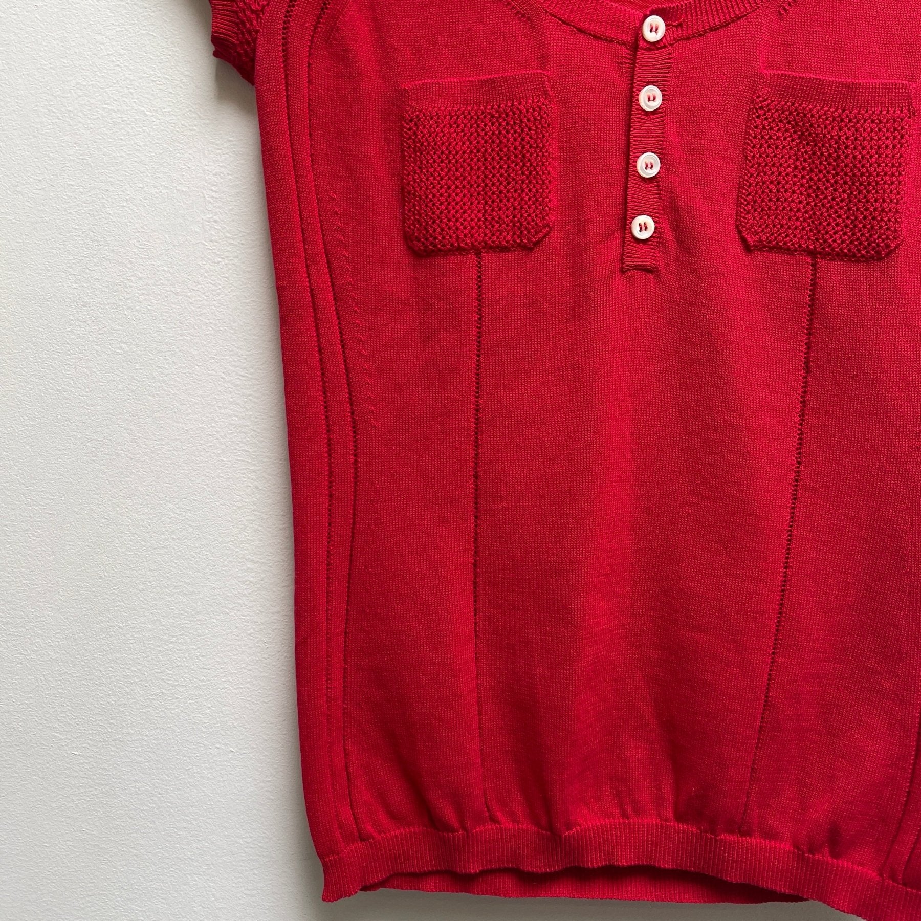 00s Dsquared2 Knit Mesh Sleeve T-Shirt - Image 5