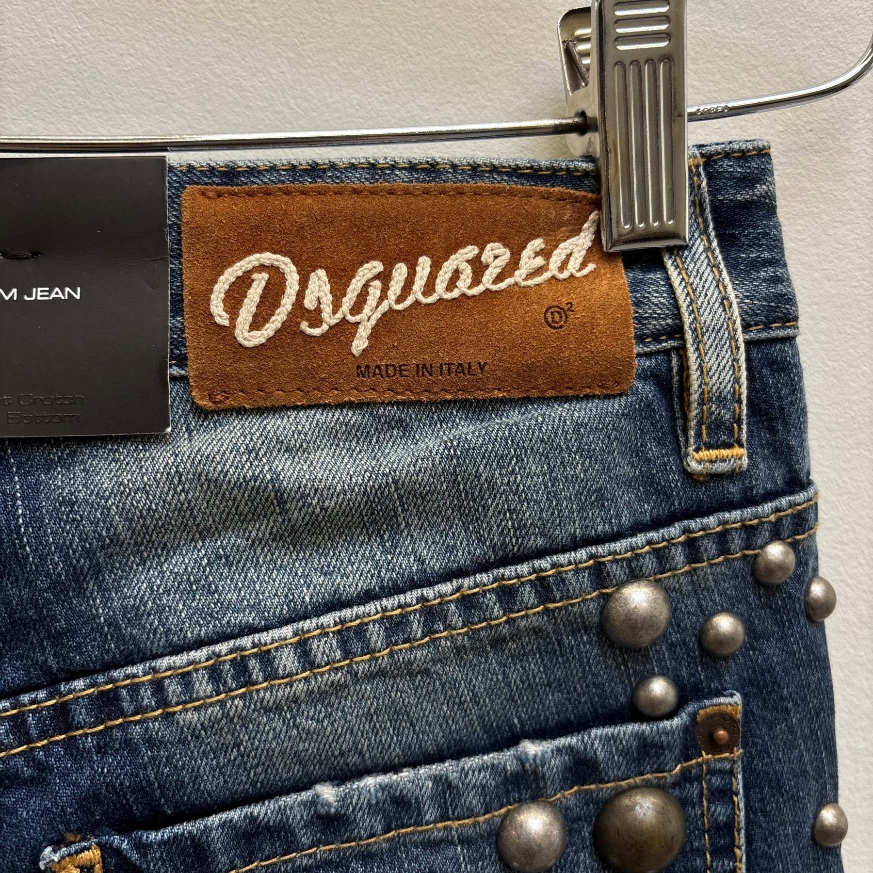 00s Dsquared2 Studded Slim Jeans - Image 14