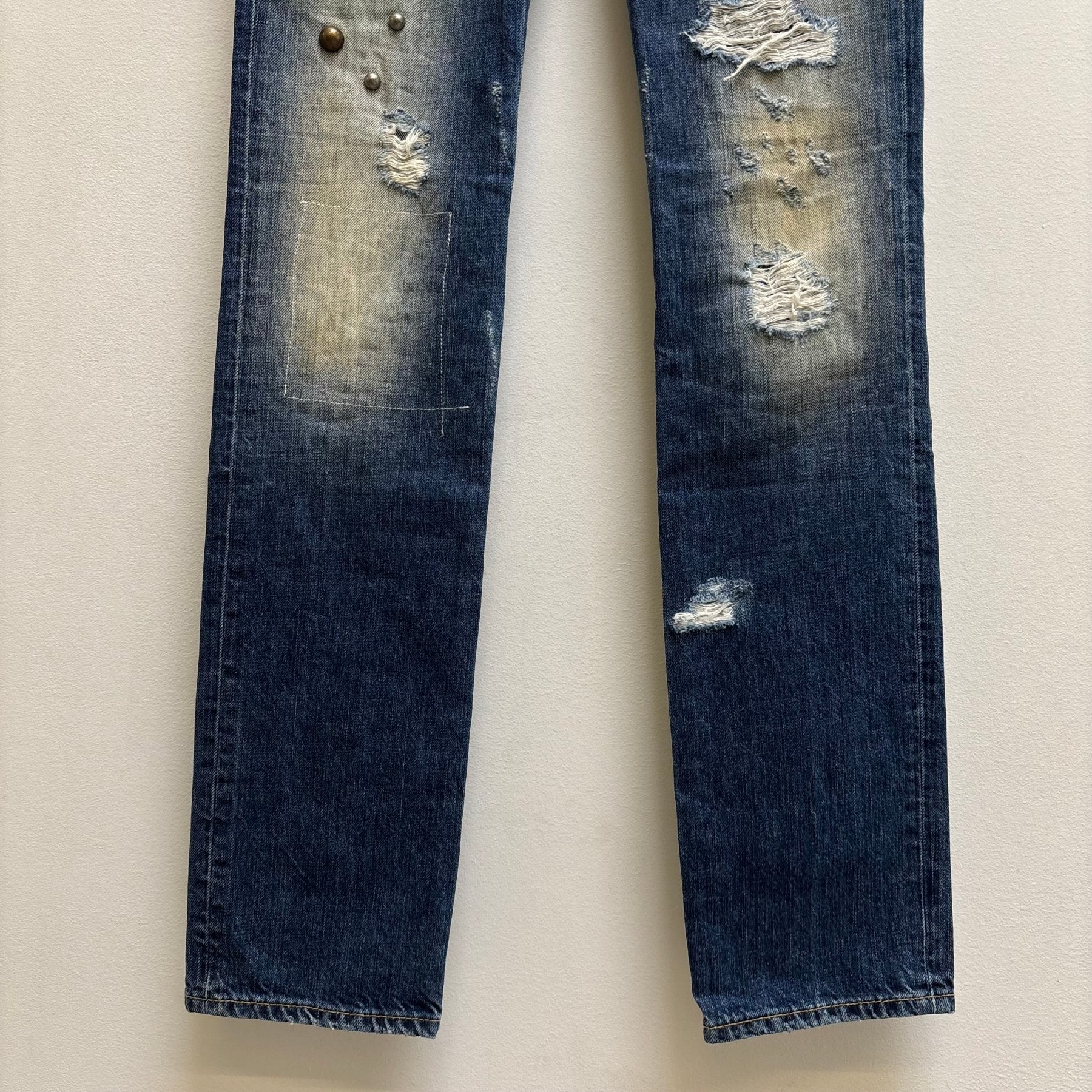00s Dsquared2 Studded Slim Jeans - Image 7