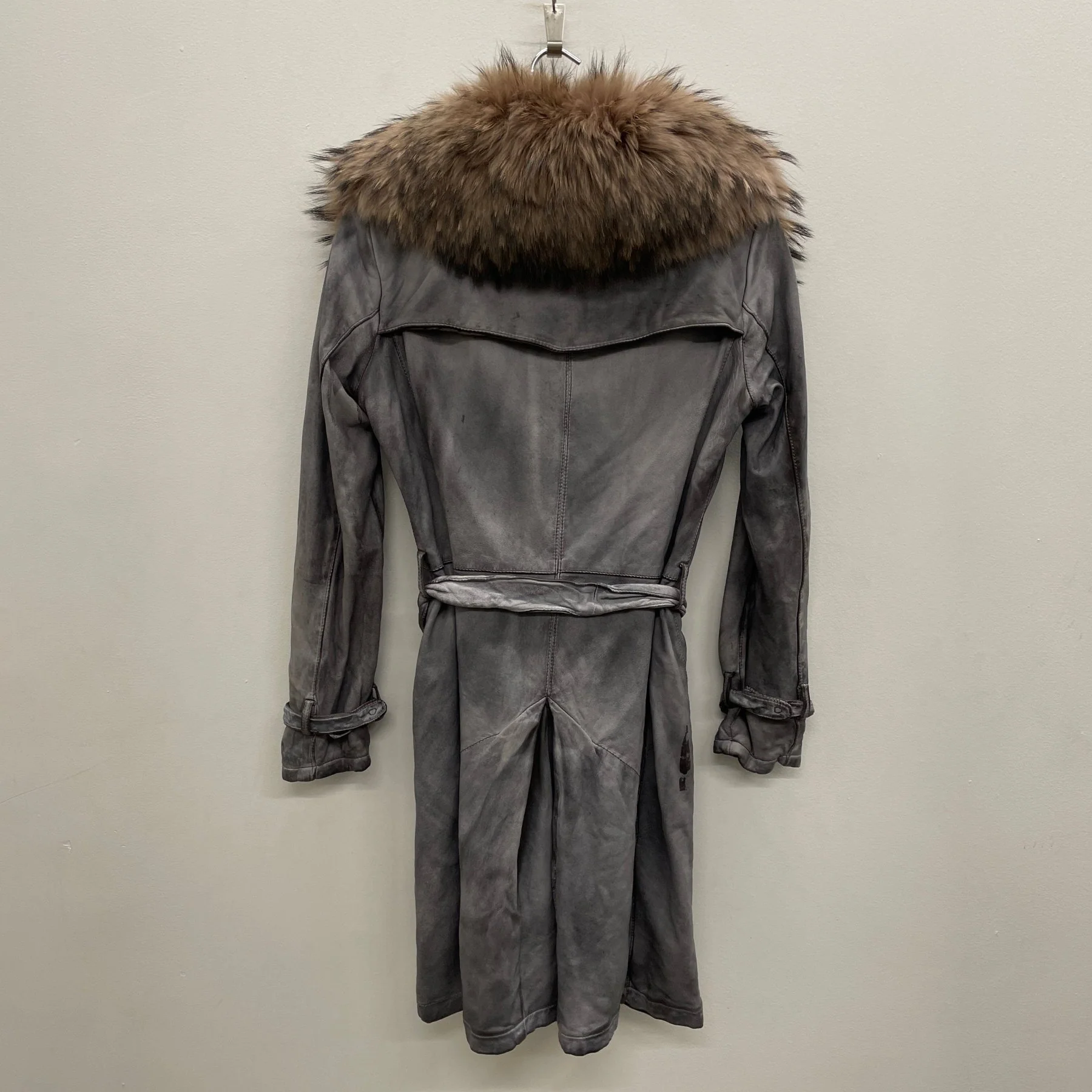 00s Giorgio Brato Fur Collar Sheepskin Coat - Image 2