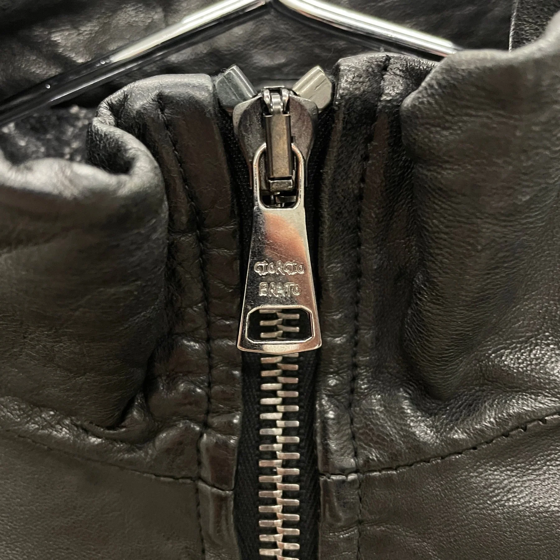 00s Giorgio Brato Leather Cafe Racer - Image 7