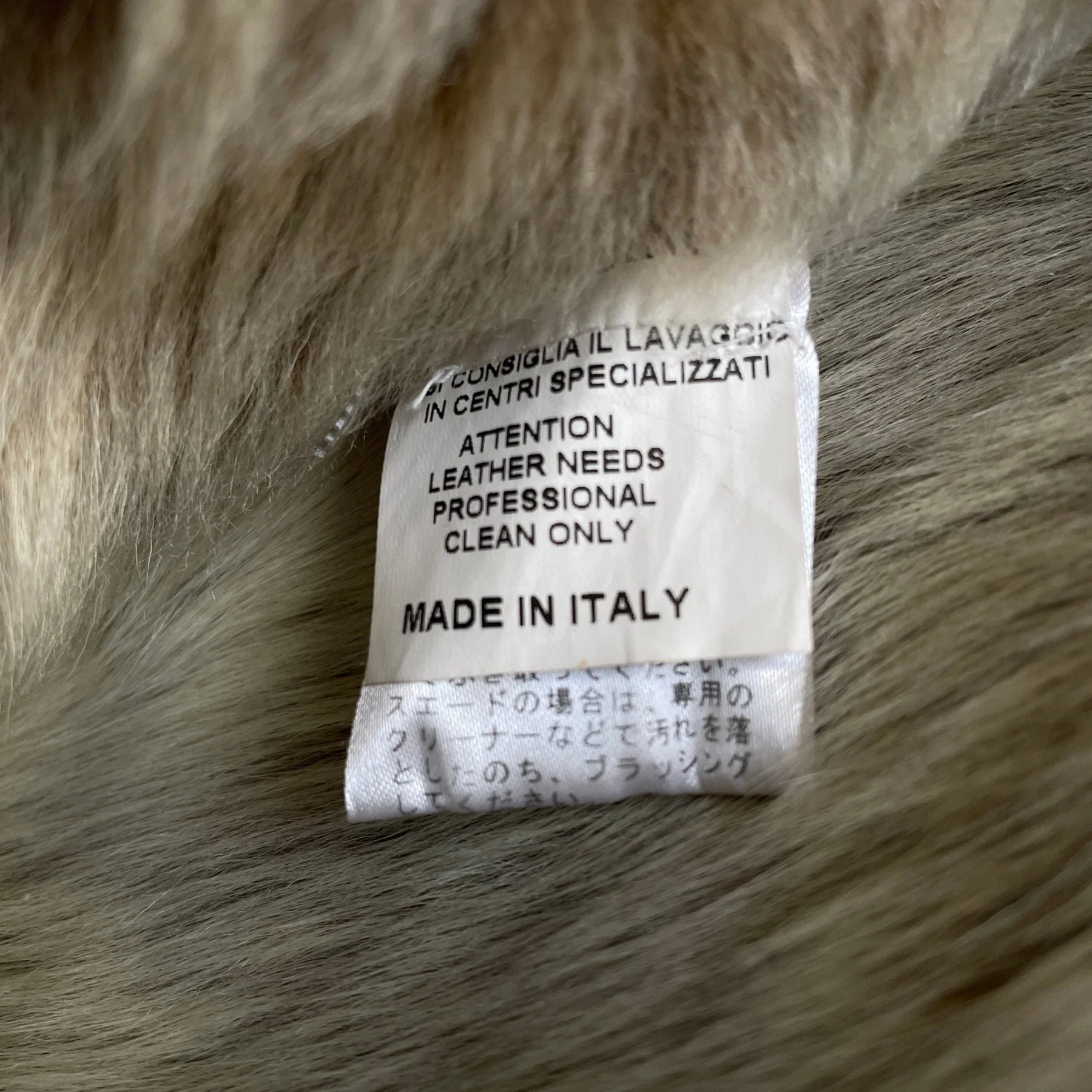 00s Giorgio Brato Metallic Shearling Jacket - Image 8