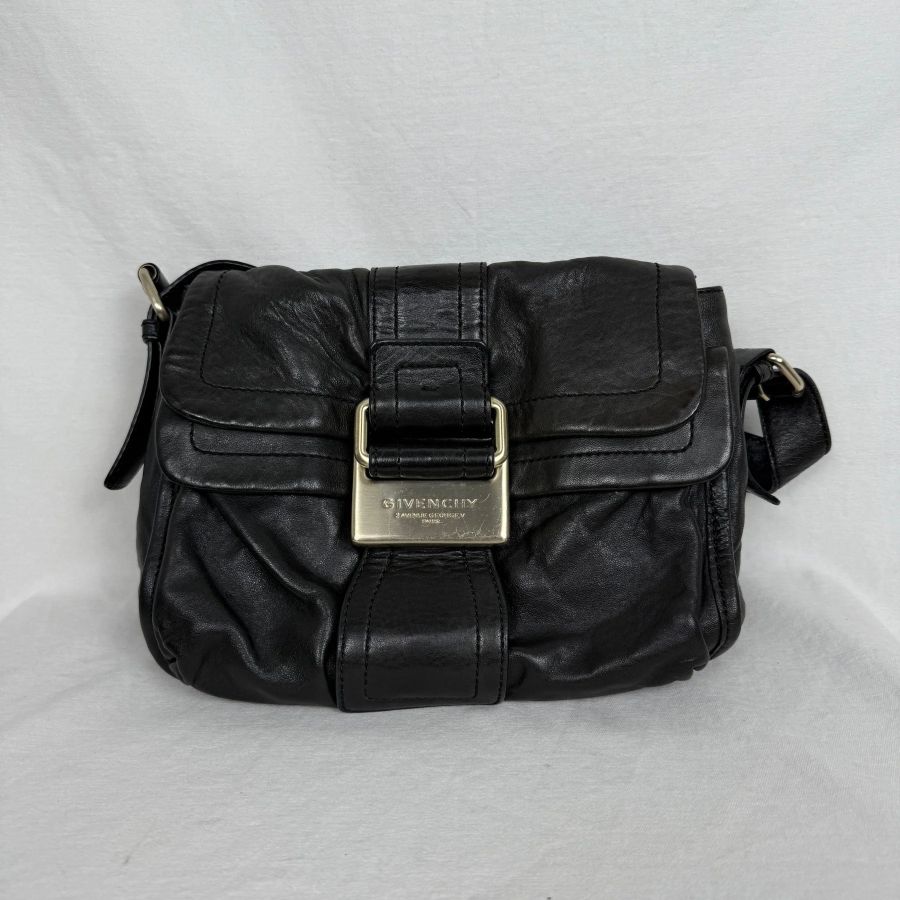 00s Givenchy Mini Leather Shoulder Bag - Image 3