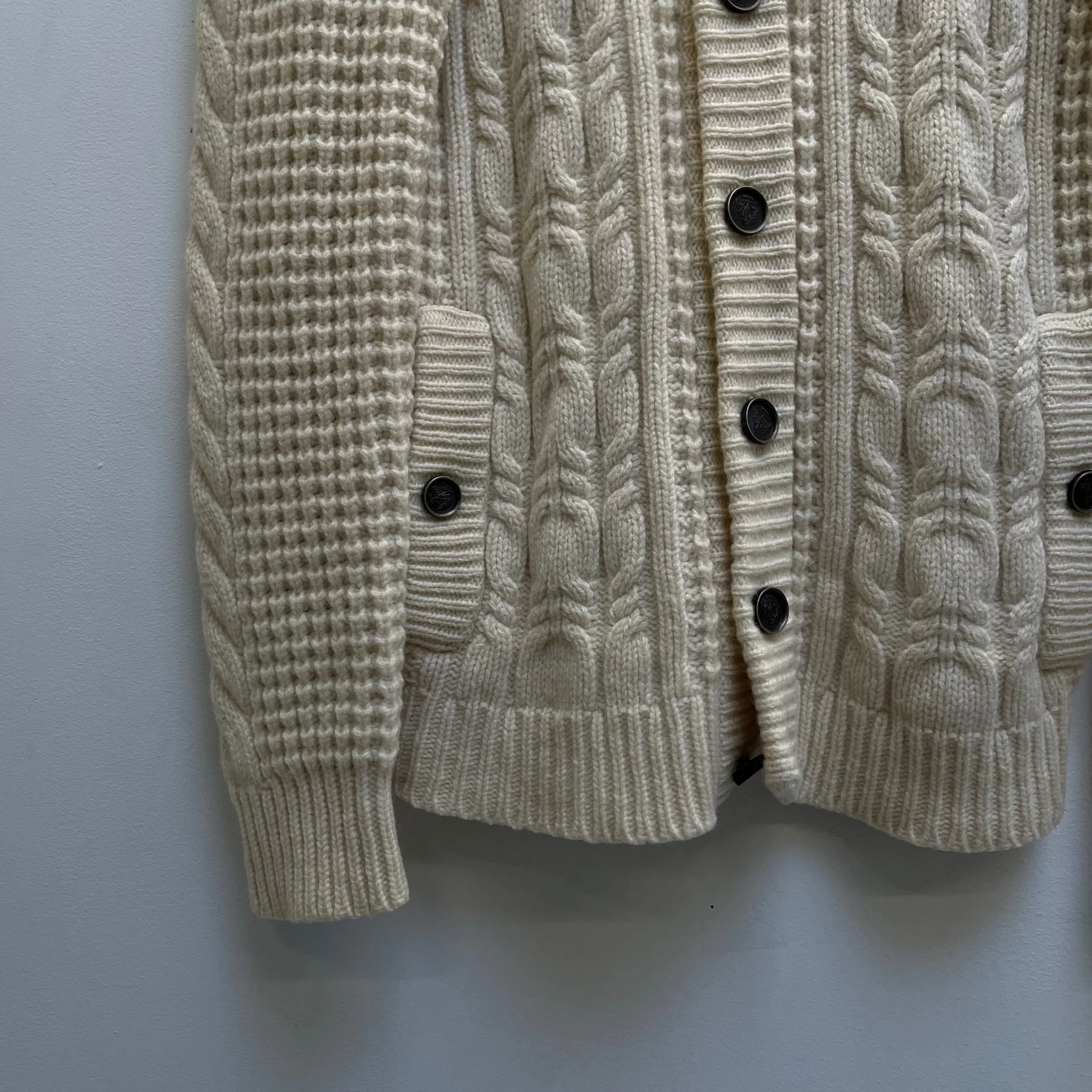 00s Gucci Battalion Wool Ribbed Sweater - Image 5