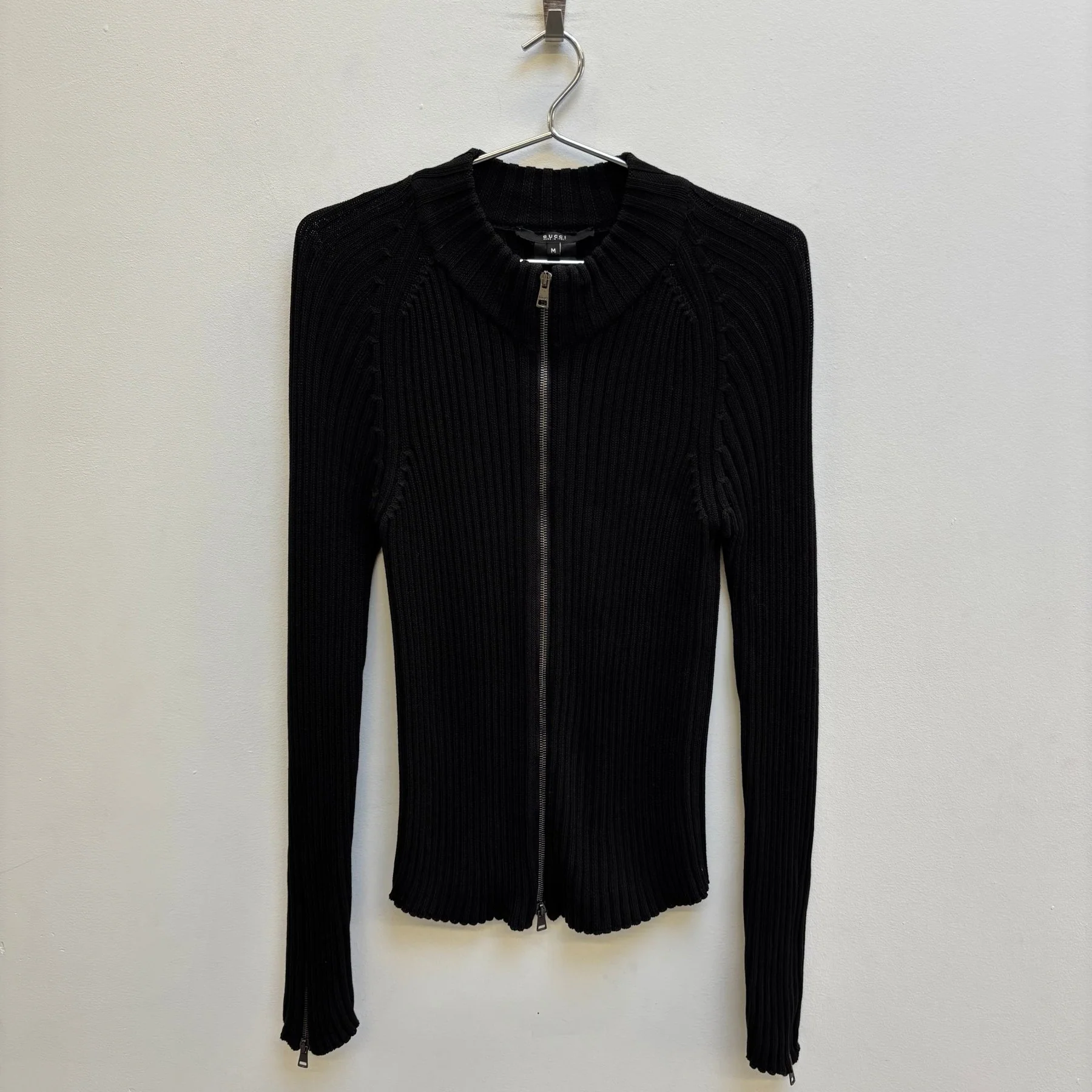 00s Gucci by Tom Ford Double Zip Knit Cardigan