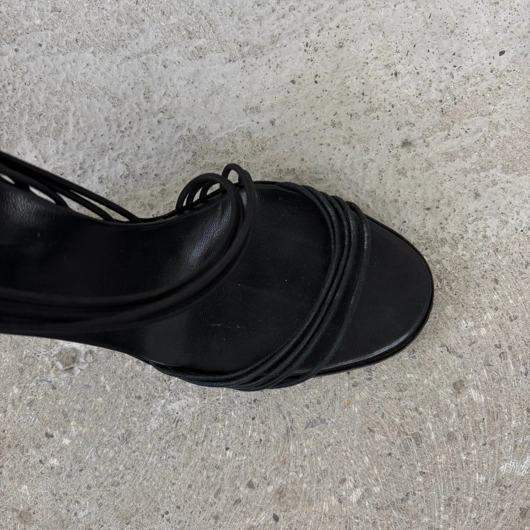 00s Gucci by Tom Ford Leather Strappy Sandal Heels - Image 5