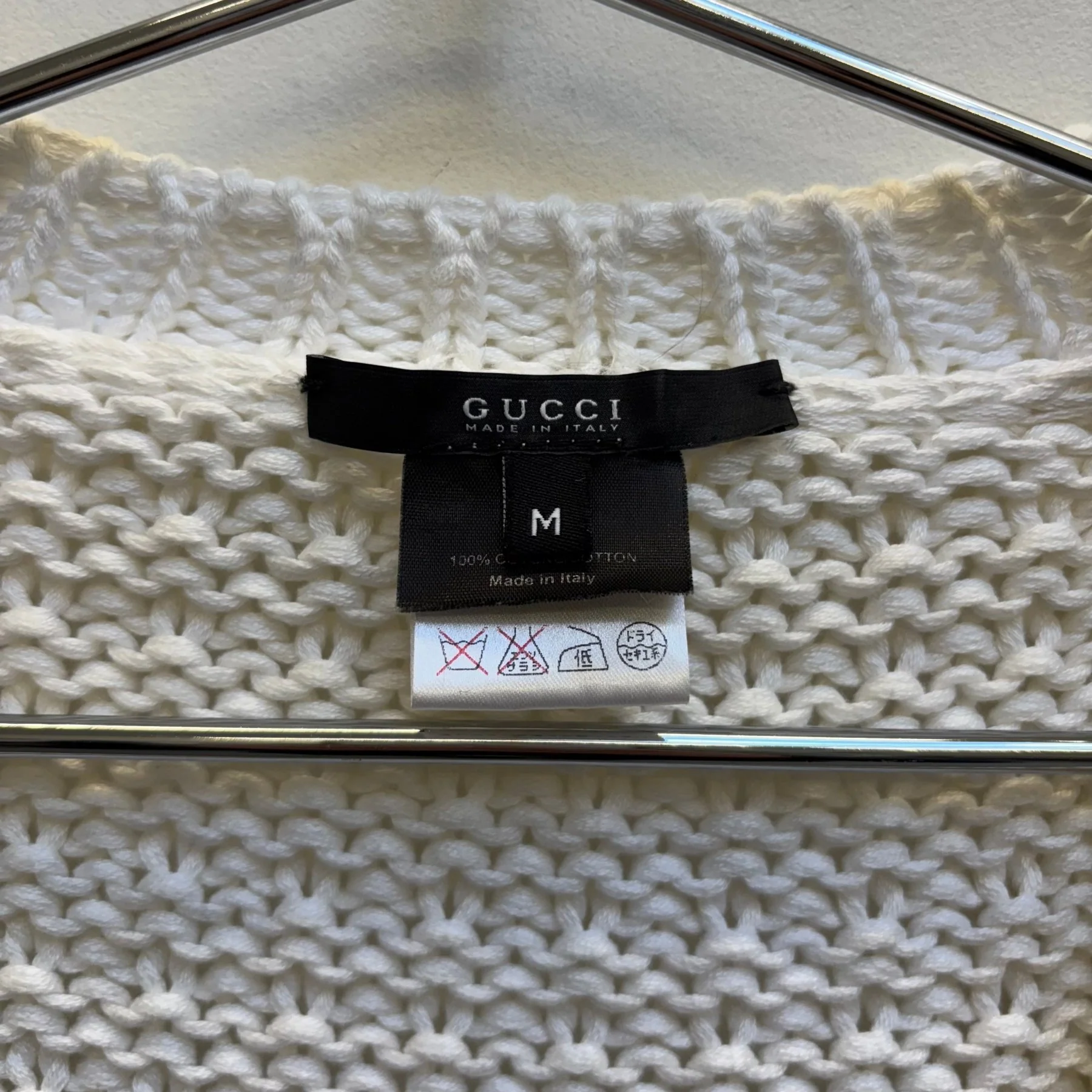 00s Gucci Knit V-Neck Sweater - Image 8