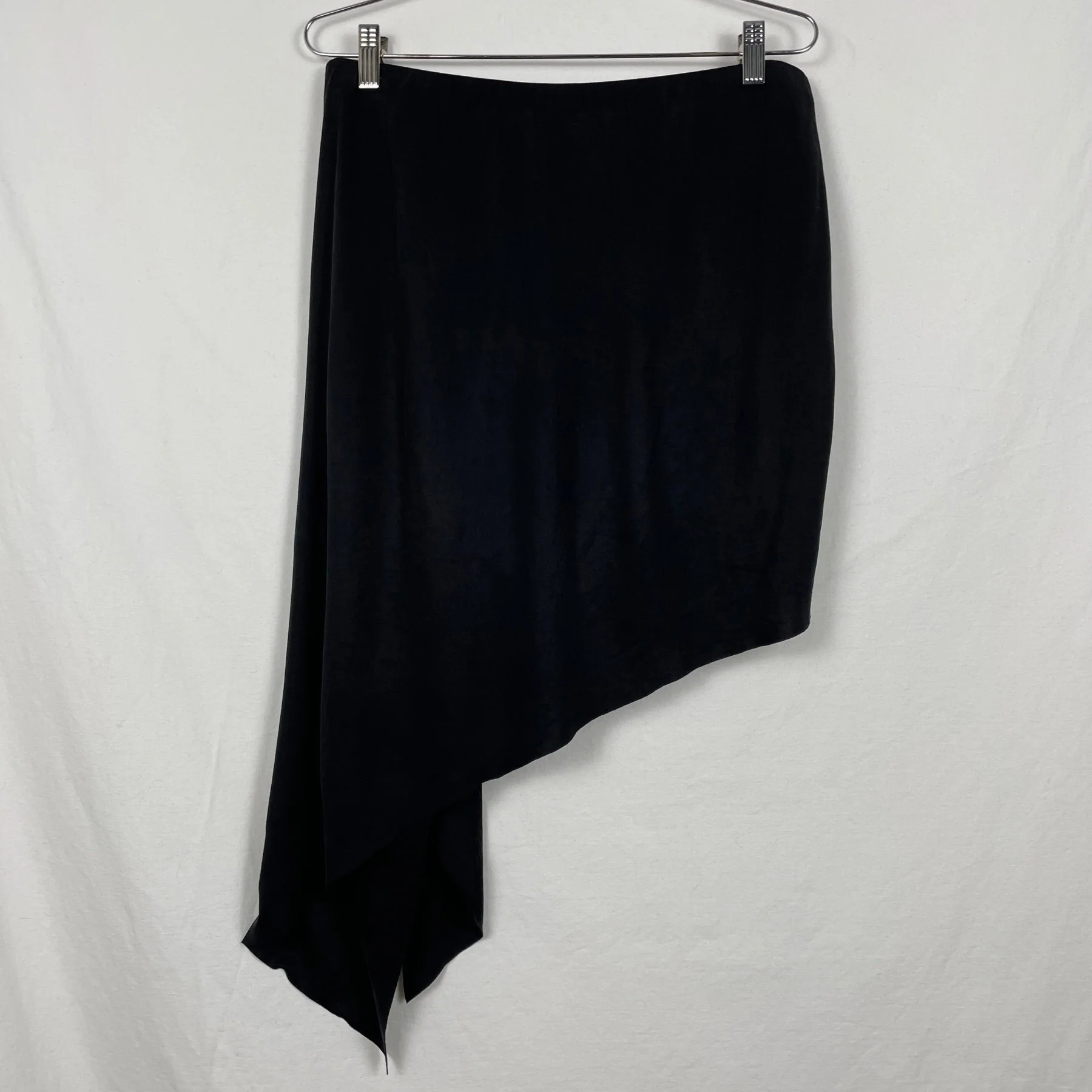 00s Helmut Lang Asymmetric Slash Skirt - Image 2