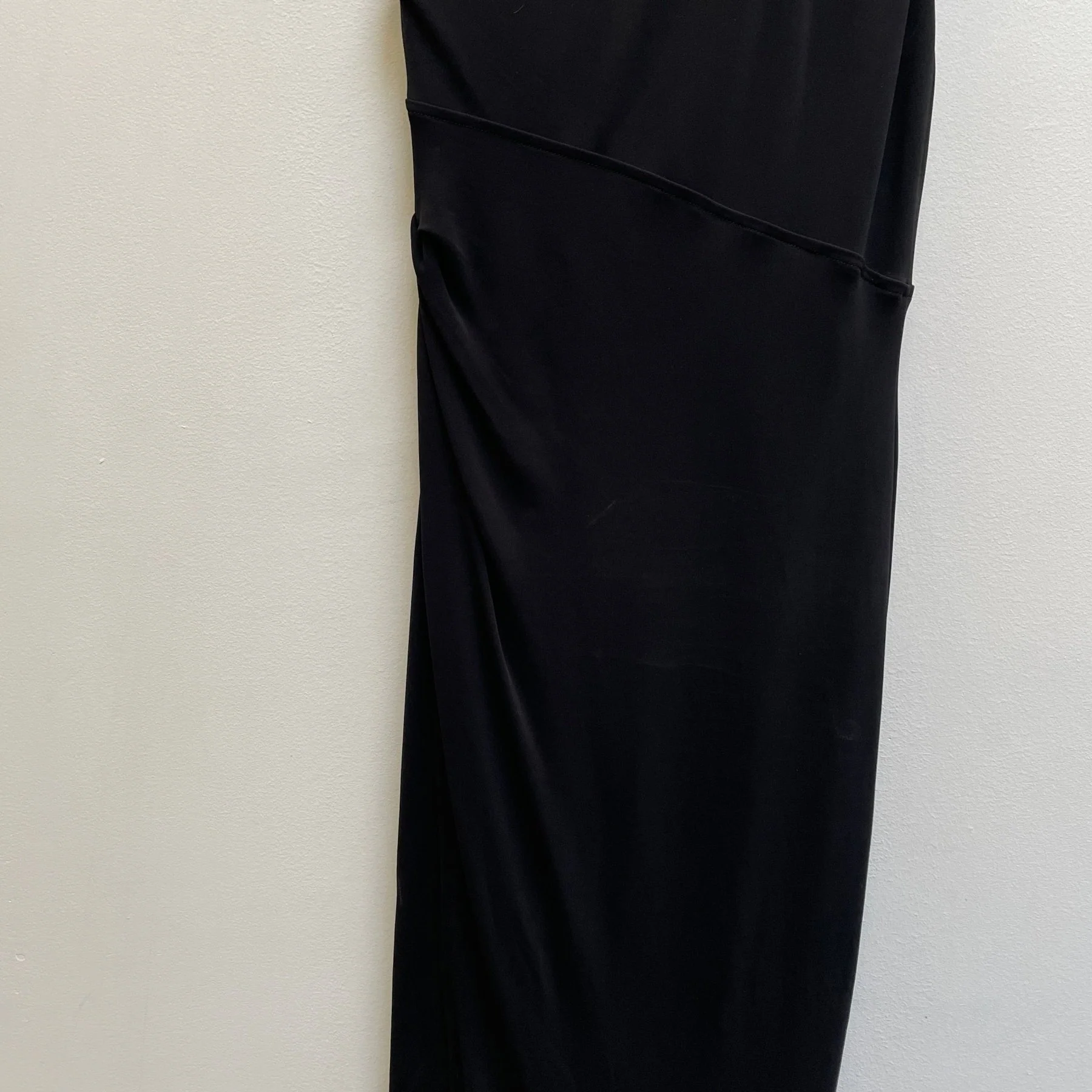 00s Helmut Lang (Lang Era) Draped Neckline Dress - Image 7