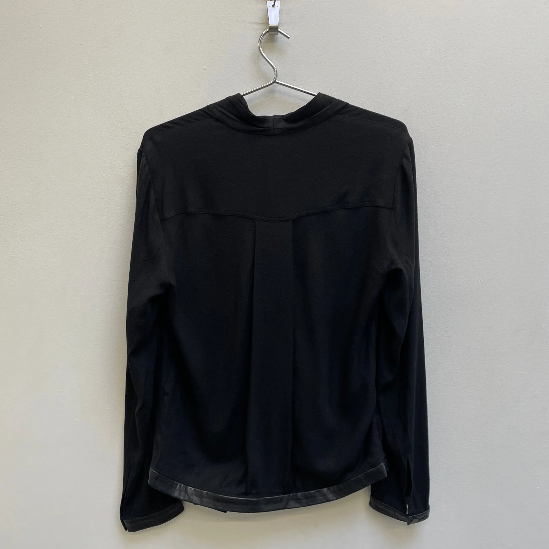 00s Helmut Lang (Lang Era) Leather Belt Blouse - Image 2
