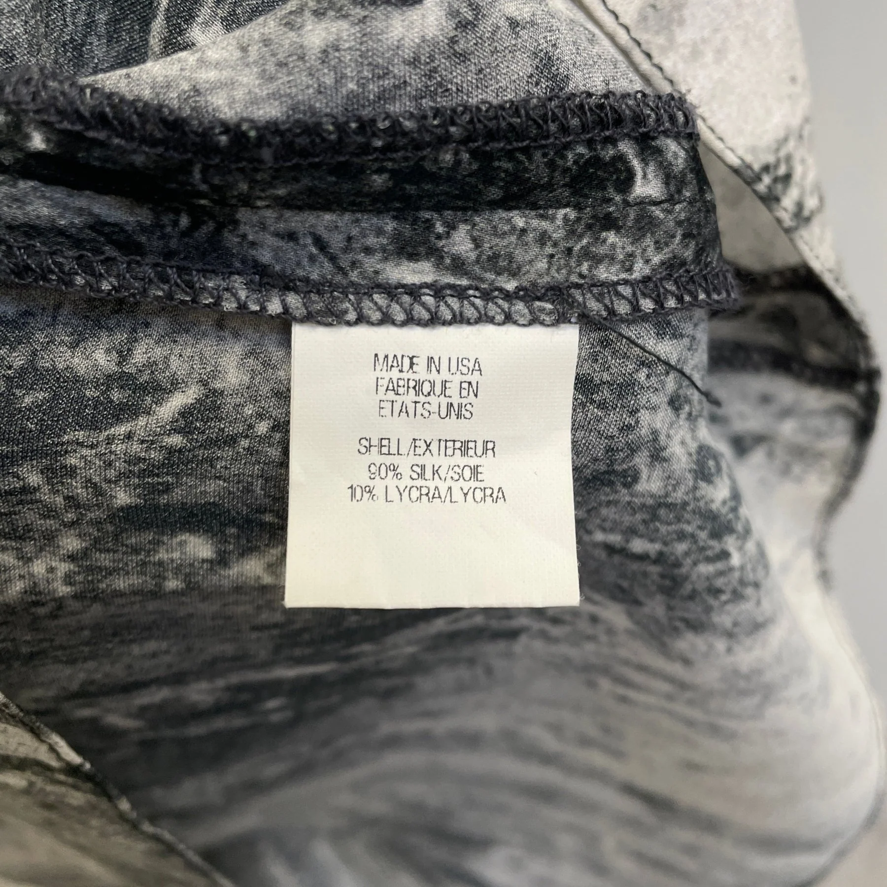 00s Helmut Lang (Lang Era) Marbled Print Dress - Image 9