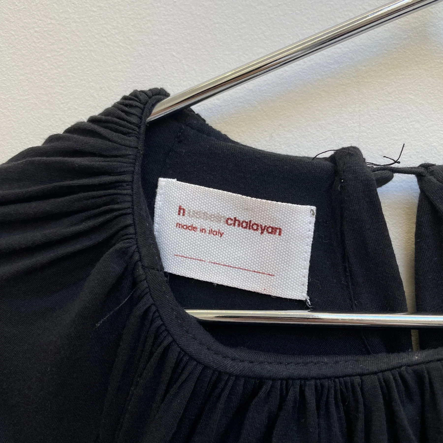 00s Hussein Chalayan Gathered Longsleeve Top - Image 7