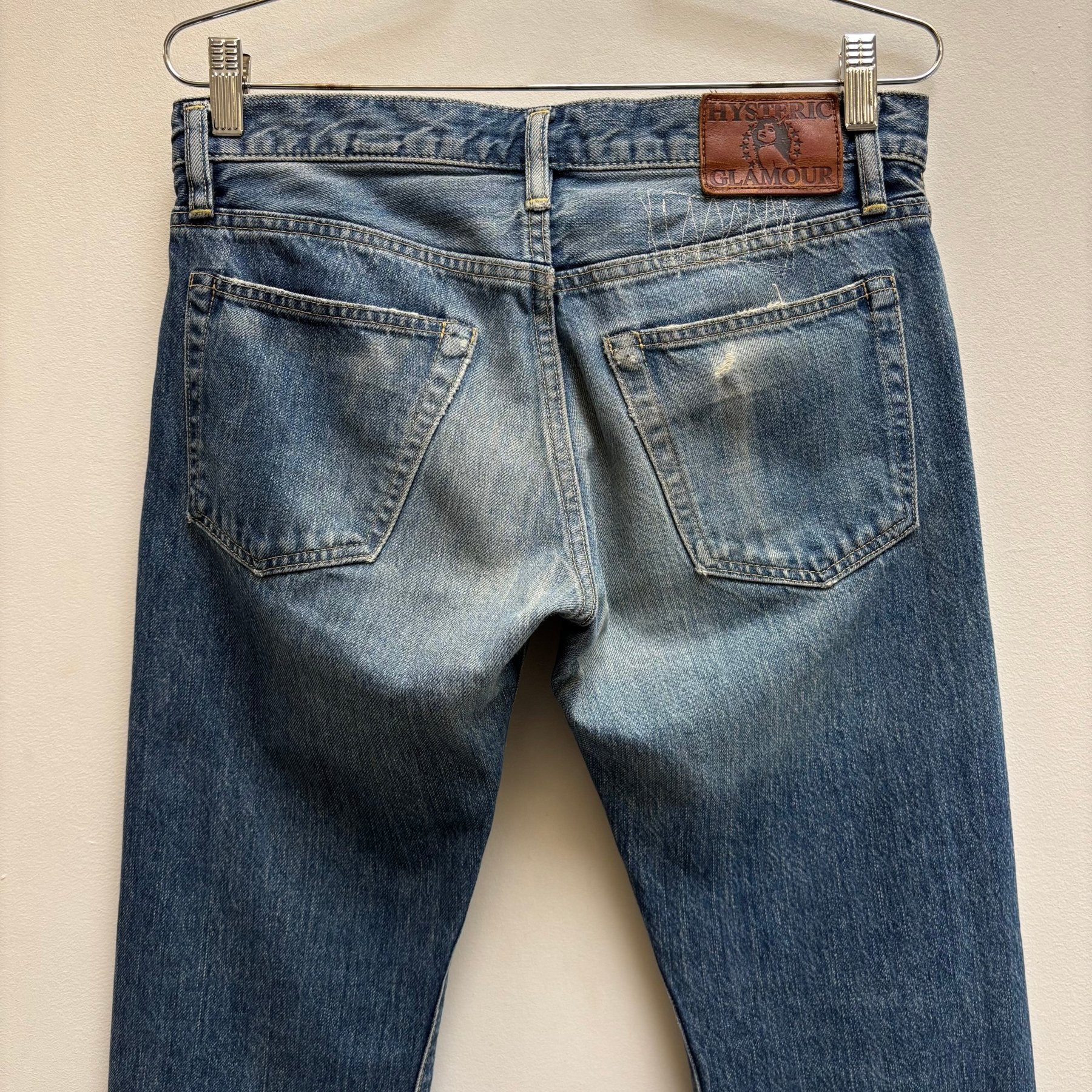 00s Hysteric Glamour Distressed Stitched Jeans - Image 8