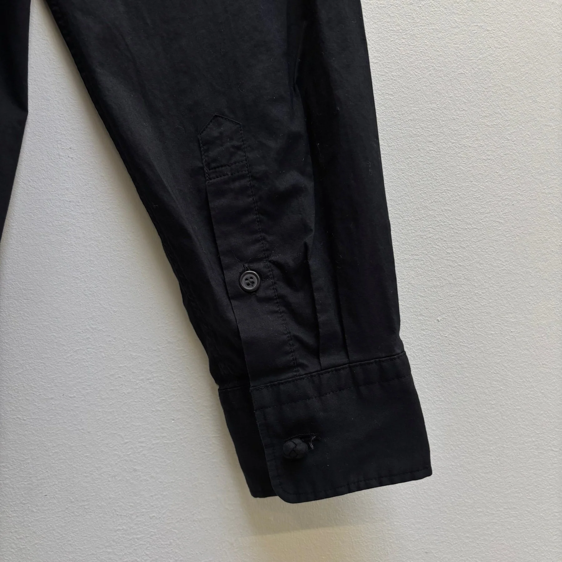 00s Issey Miyake Pleated Front Button Up Blouse - Image 9