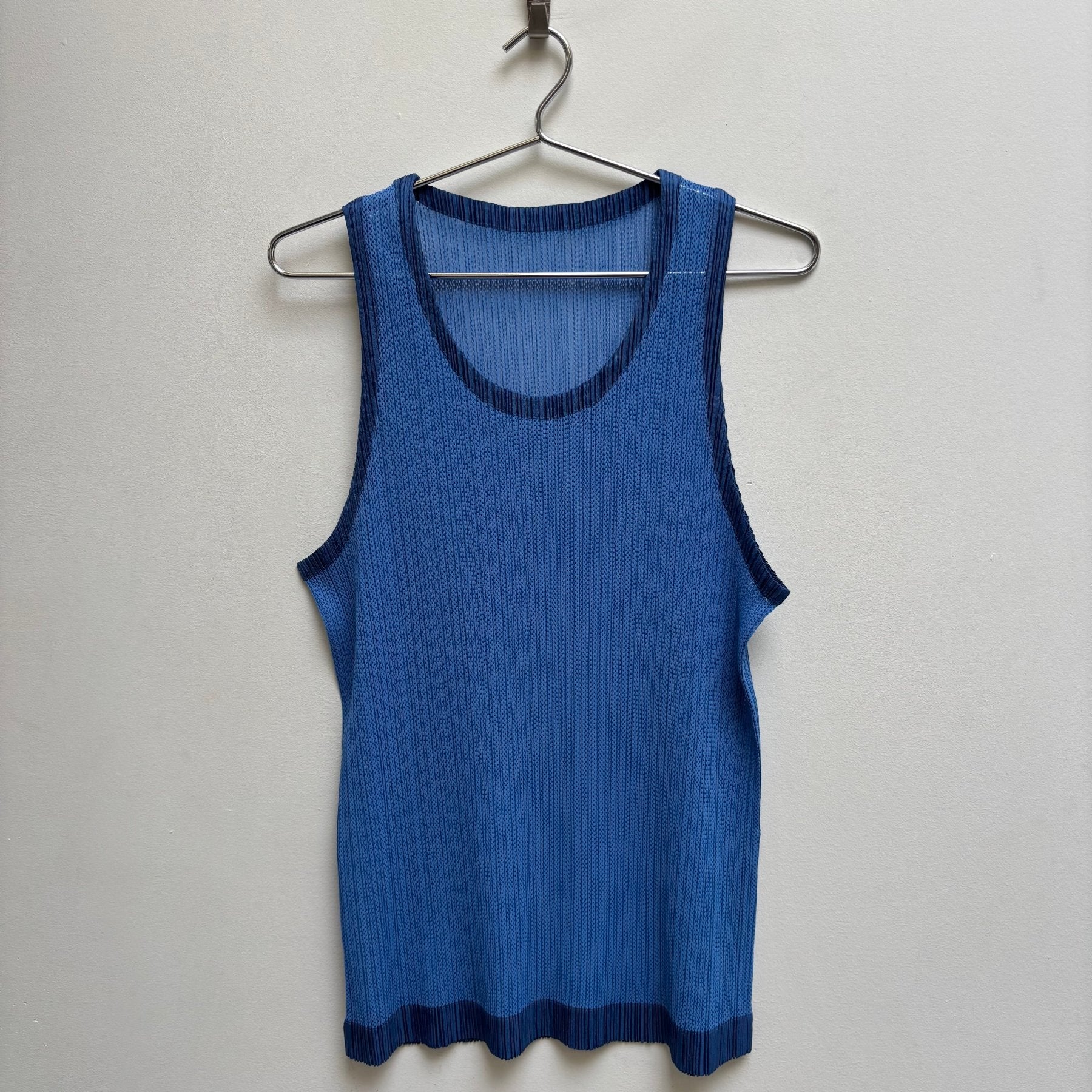 00s Issey Miyake Pleated Jersey Tank Top