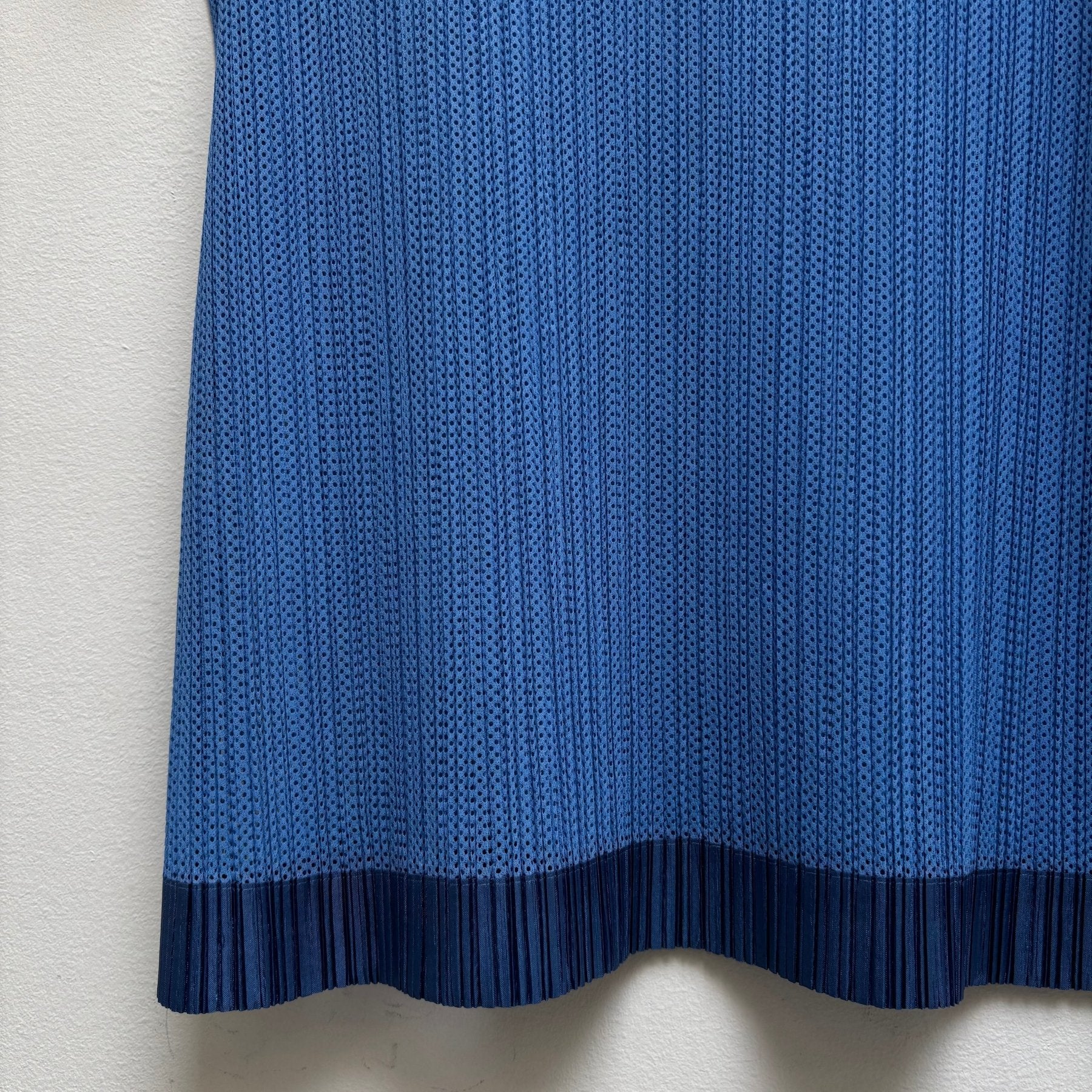 00s Issey Miyake Pleated Jersey Tank Top - Image 7