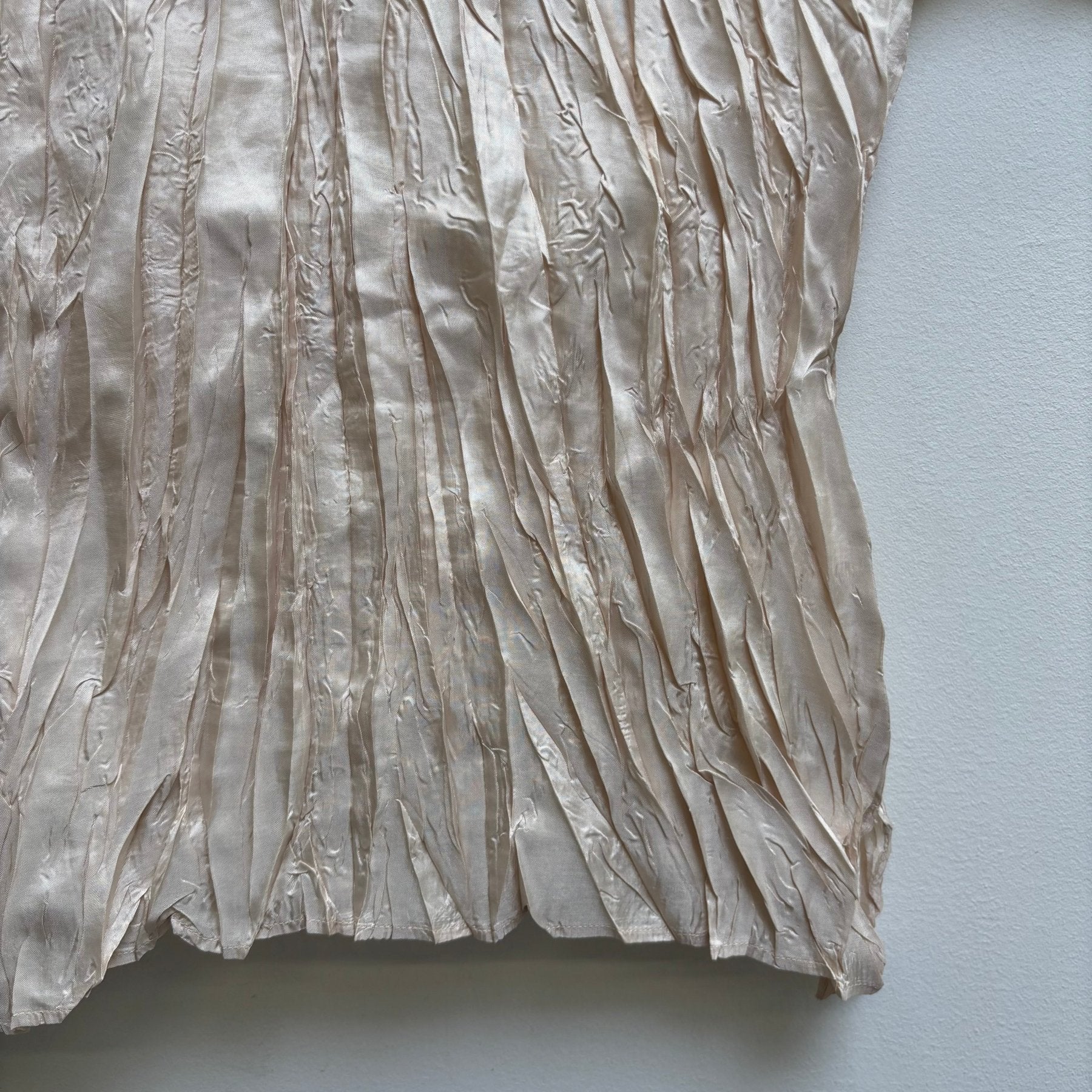 00s Issey Miyake Pleats Please Crinkled Polo T-Shirt - Image 8