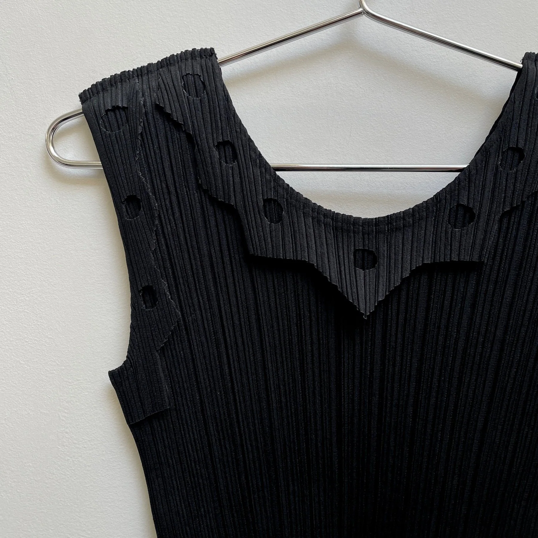 00s Issey Miyake Pleats Please Layered Design Tank Top - Image 4