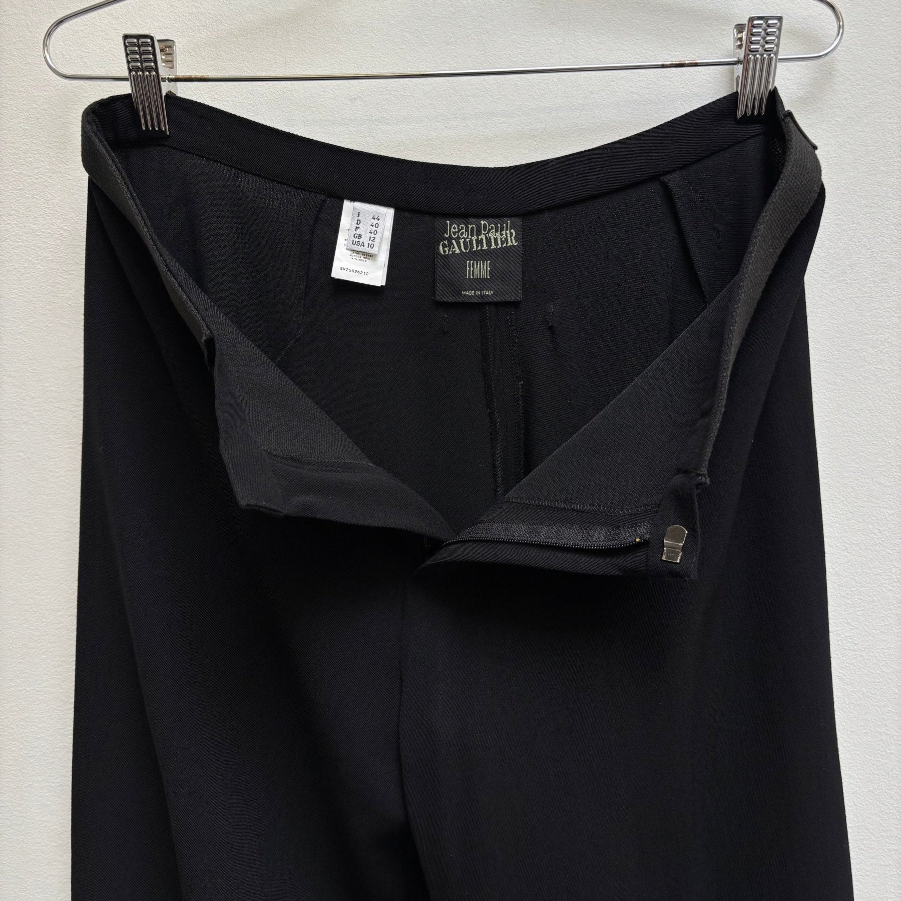 00s Jean Paul Gaultier Femme Wide Leg Trousers - Image 11