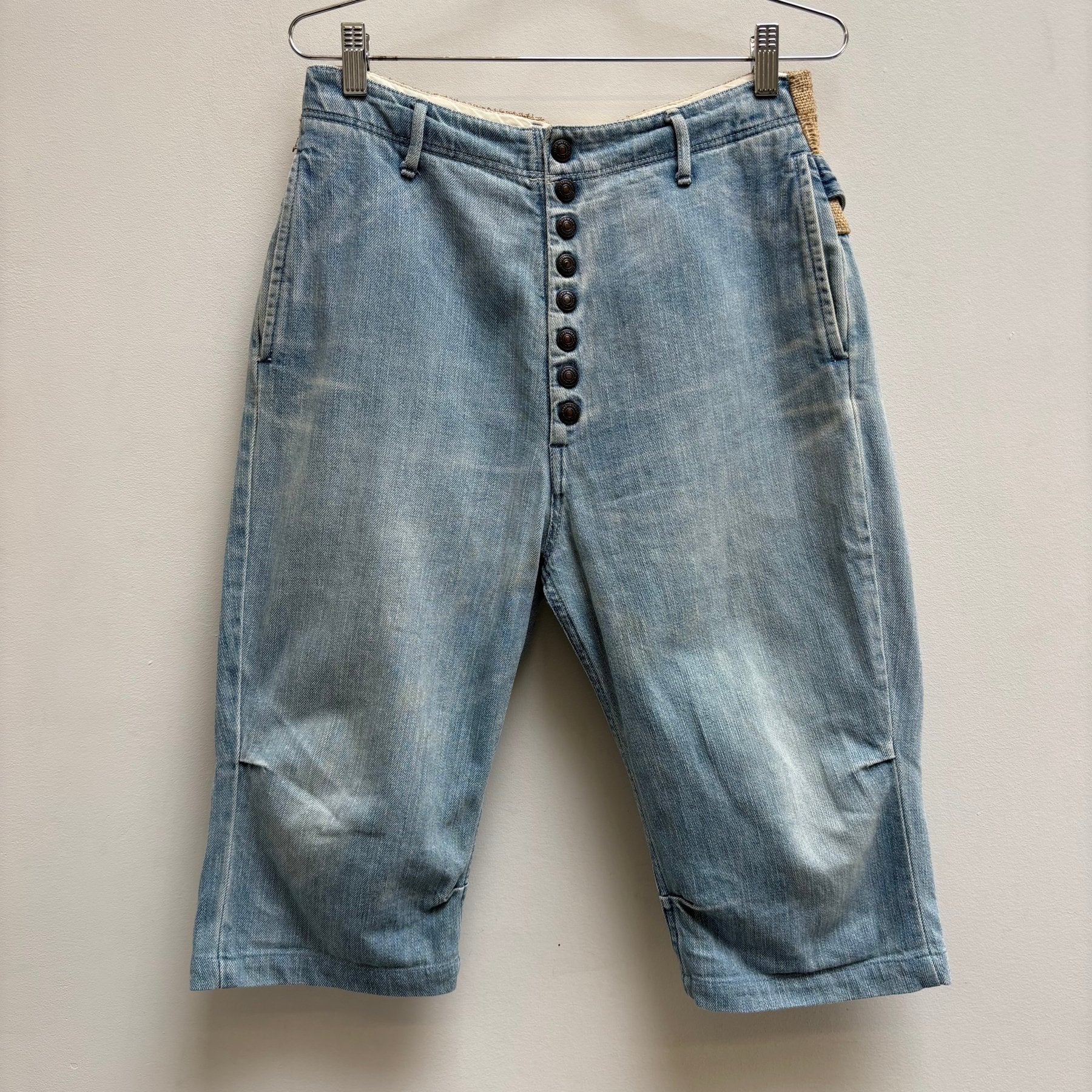 00s Kapital Pierrot Light Wash Cropped Pants