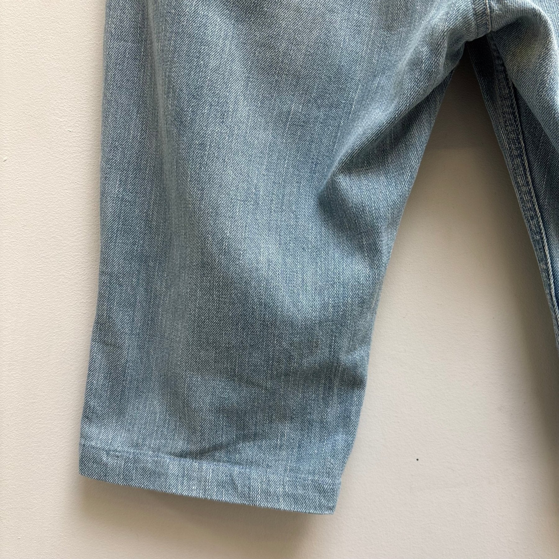00s Kapital Pierrot Light Wash Cropped Pants - Image 9
